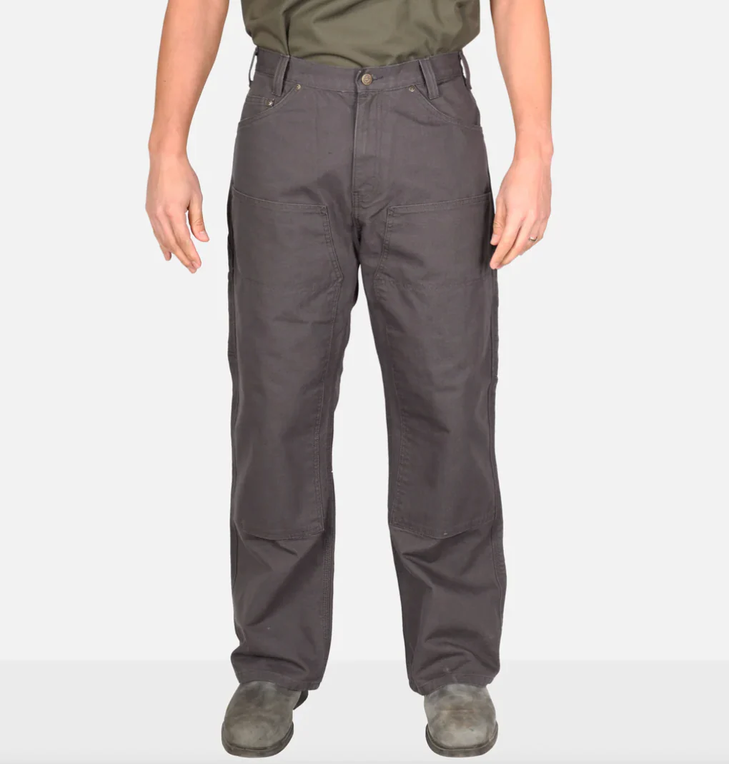 BEN DAVIS "DOUBLE KNEE" CARPENTER WORK PANTS (CHARCOAL)