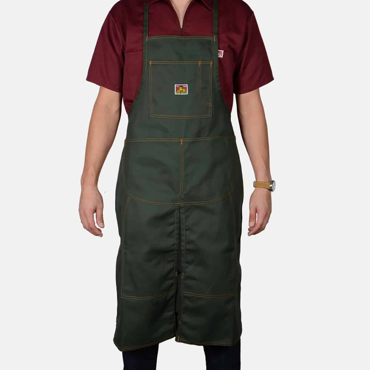 BEN DAVIS "TEAMSTER APRON" (OLIVE GREEN)