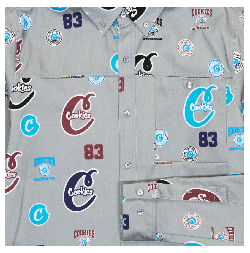 COOKIES "DOUBLE UP" LONGSLEEVE BUTTON UP - Image 3