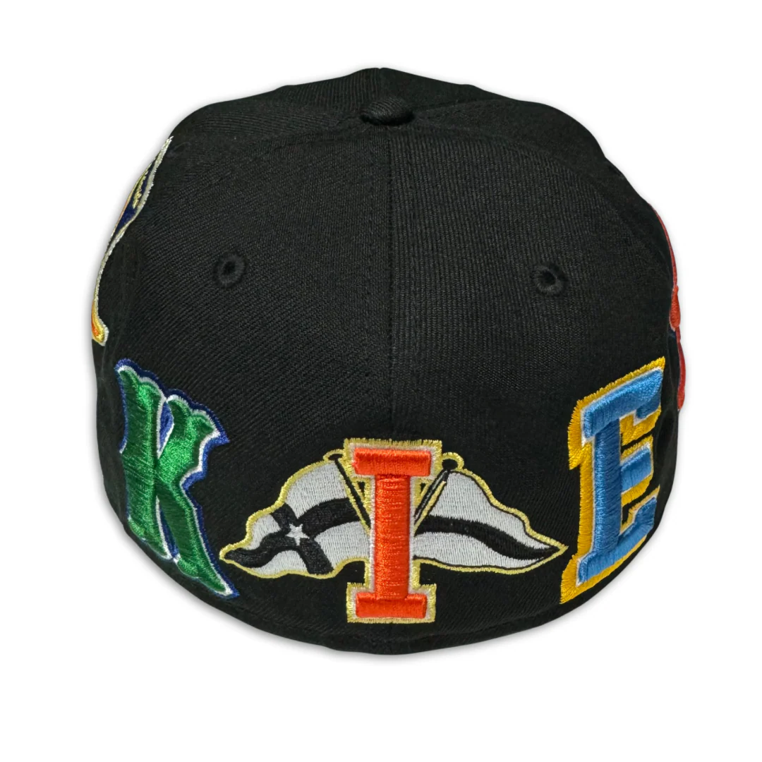 COOKIES X NEW ERA "PASADENA" FITTED CAP (BLACK/MULTI) - Image 3