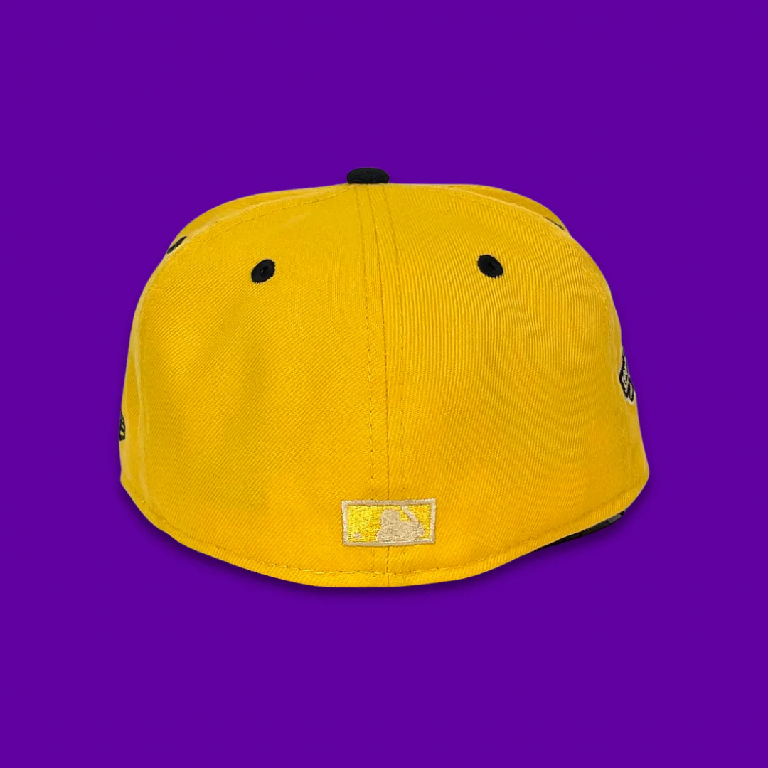 NEW ERA "RICO" KANSAS CITY ROYALS FITTED HAT (A GOLD/BLACK) - Image 3