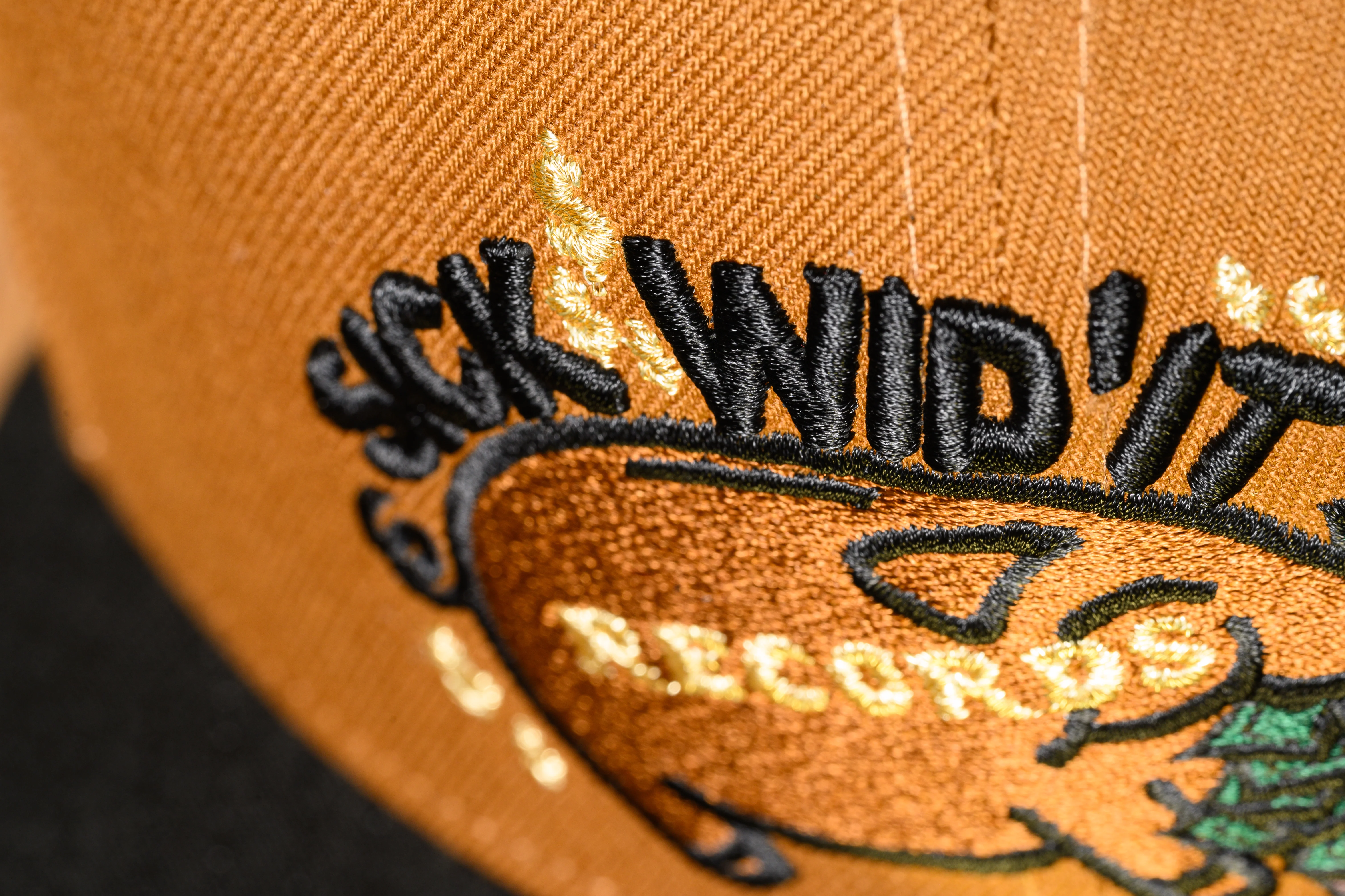 SFC X SICK WID IT RECORDS "DOWN & DIRTY" NEW ERA FITTED HAT (BROWN/BLACK) - Image 5