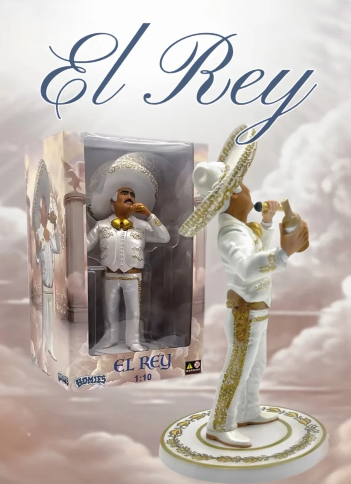 HOMIES "EL REY 1:10 SCALE FIGURE (BLANCO)