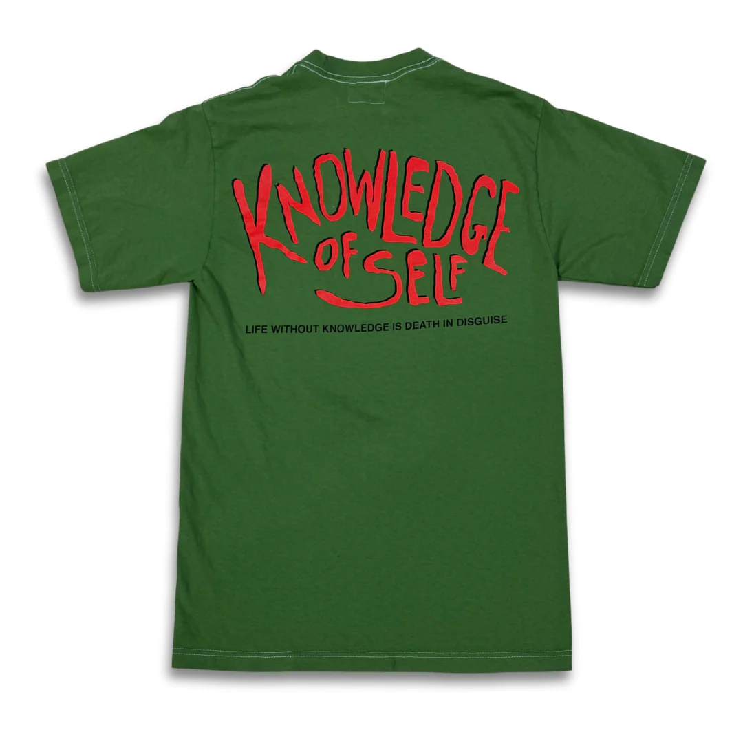 INDIVIDUALIST LAB "KNOWLEDGE OF SELF" TEE (VINTAGE GREEN) - Image 2