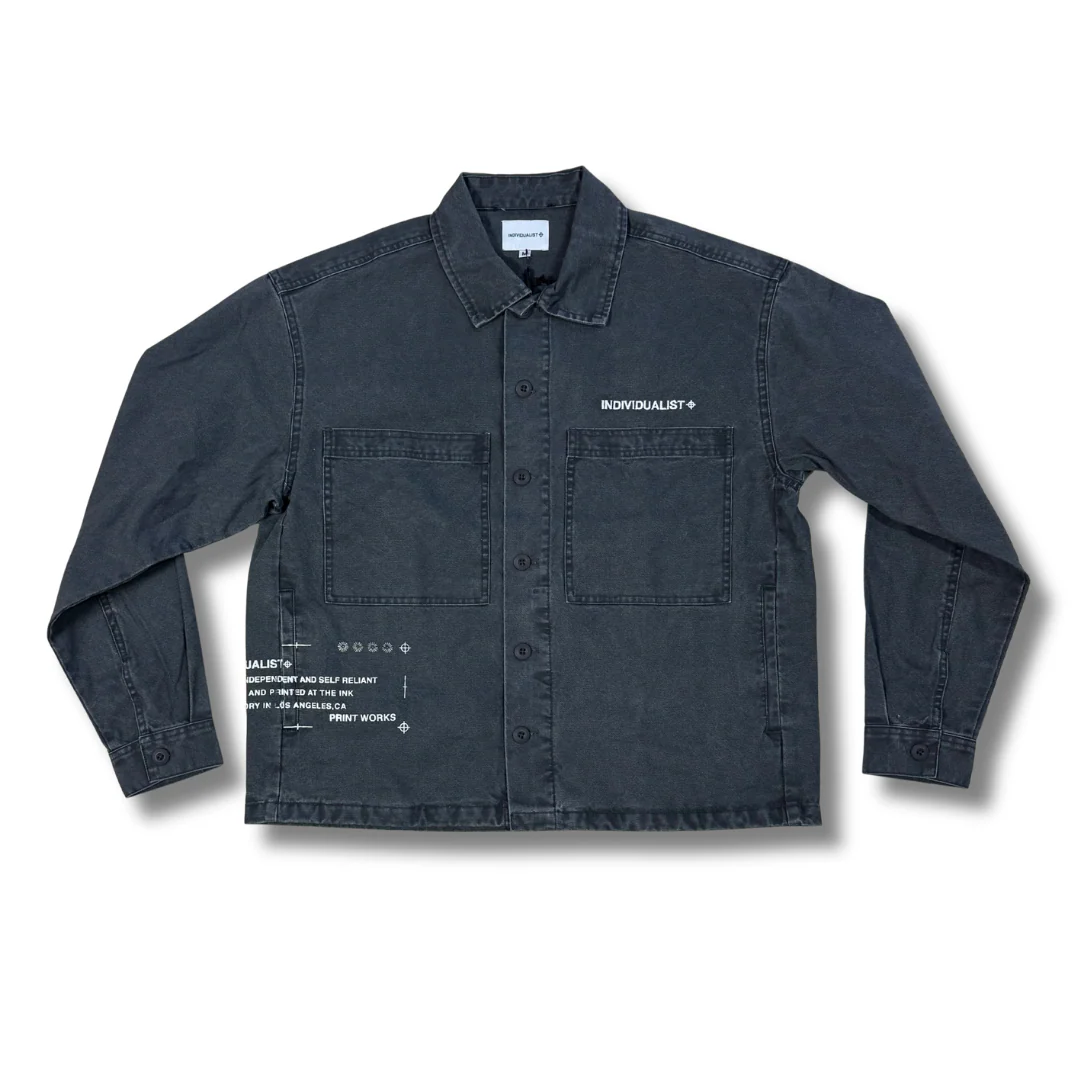 INDIVIDUALIST LAB "MILLITARY" JACKET (GREY)