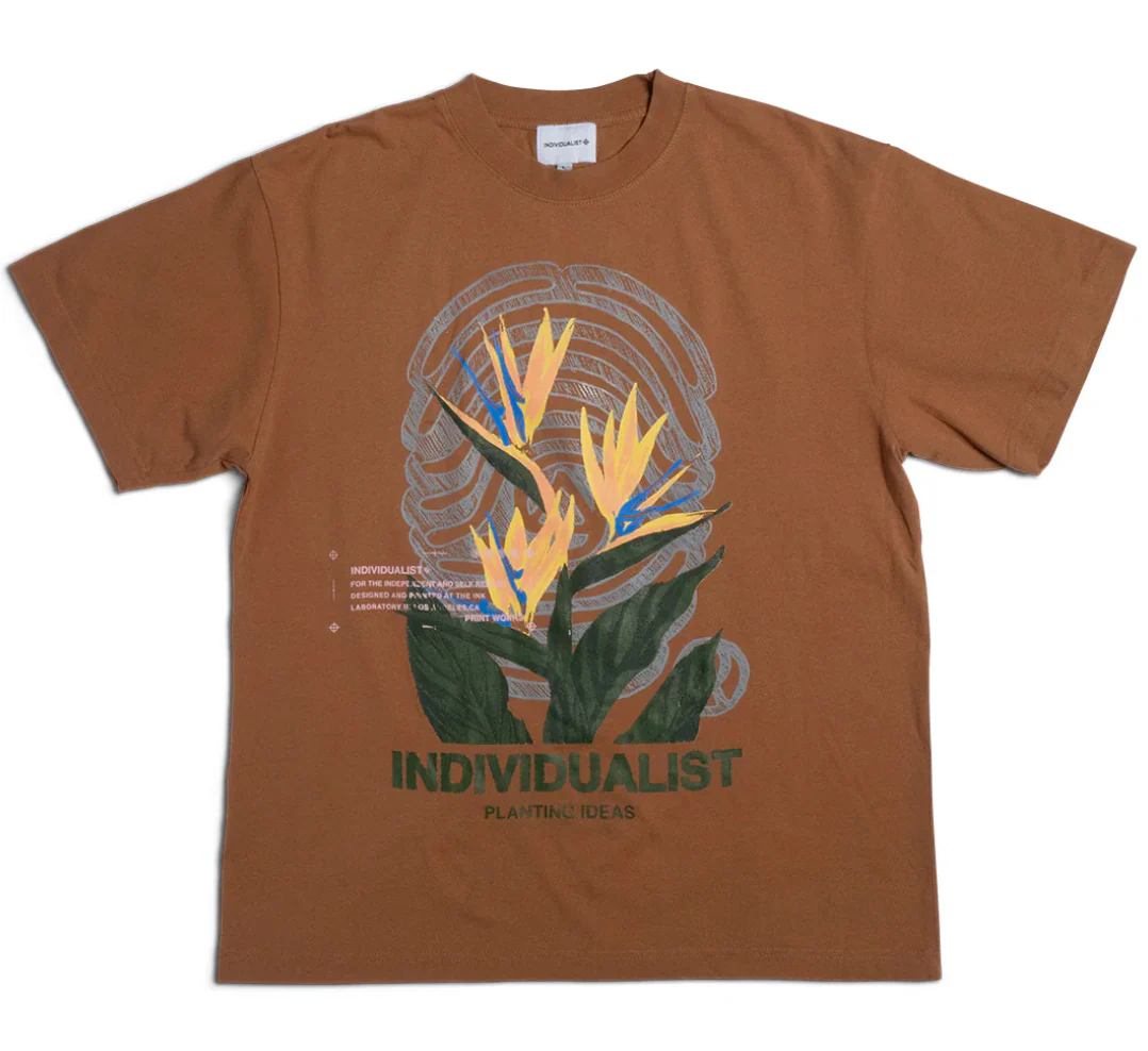 INDIVIDUALIST LAB "PARADISE" TEE (TERRA COTTA)