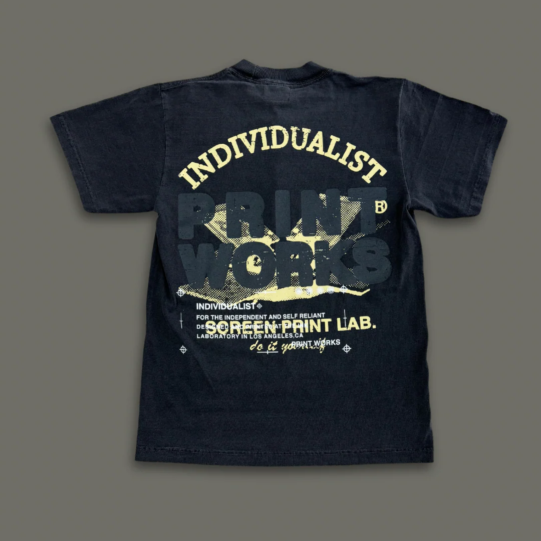 INDIVIDUALIST LAB "WORKSHOP" TEE (CHARCOAL)