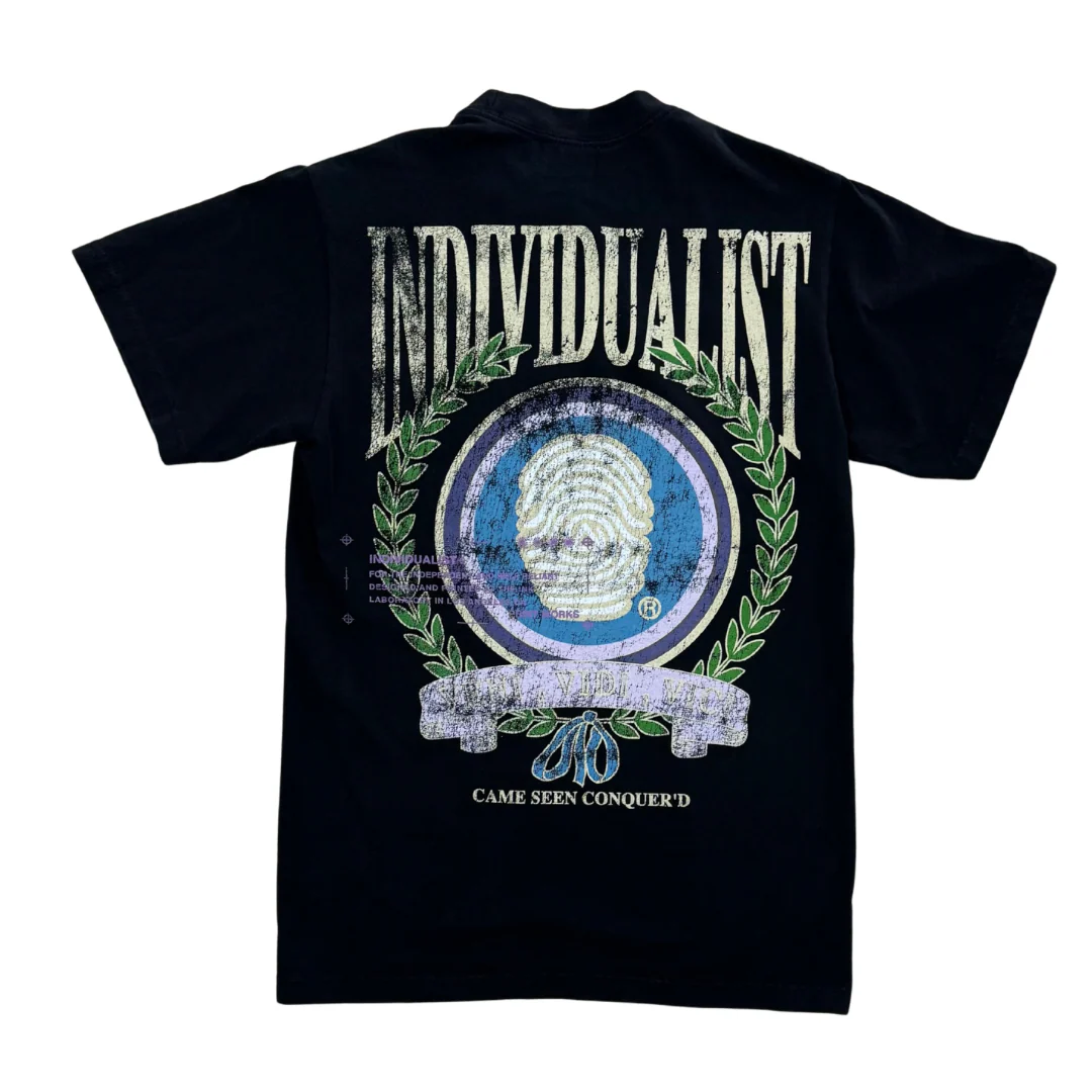 INDIVIDUALIST LAB "VENI" TEE (VINTAGE BLACK)