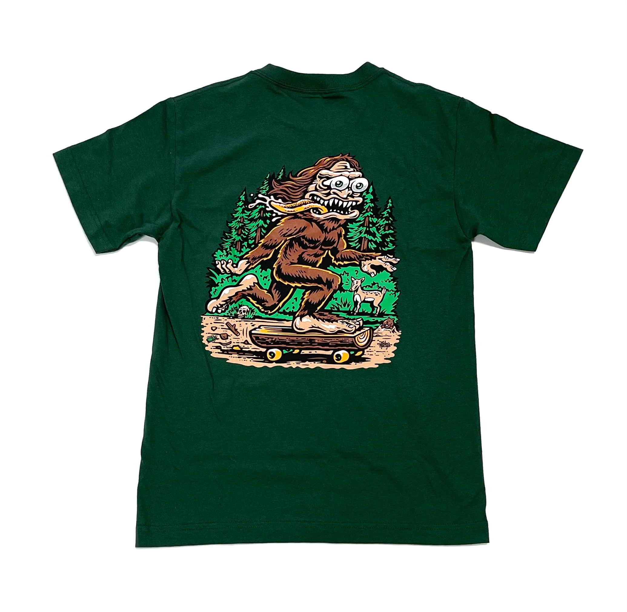 JIMBO PHILIPS "SASQUATCH" TEE (FOREST GREEN)