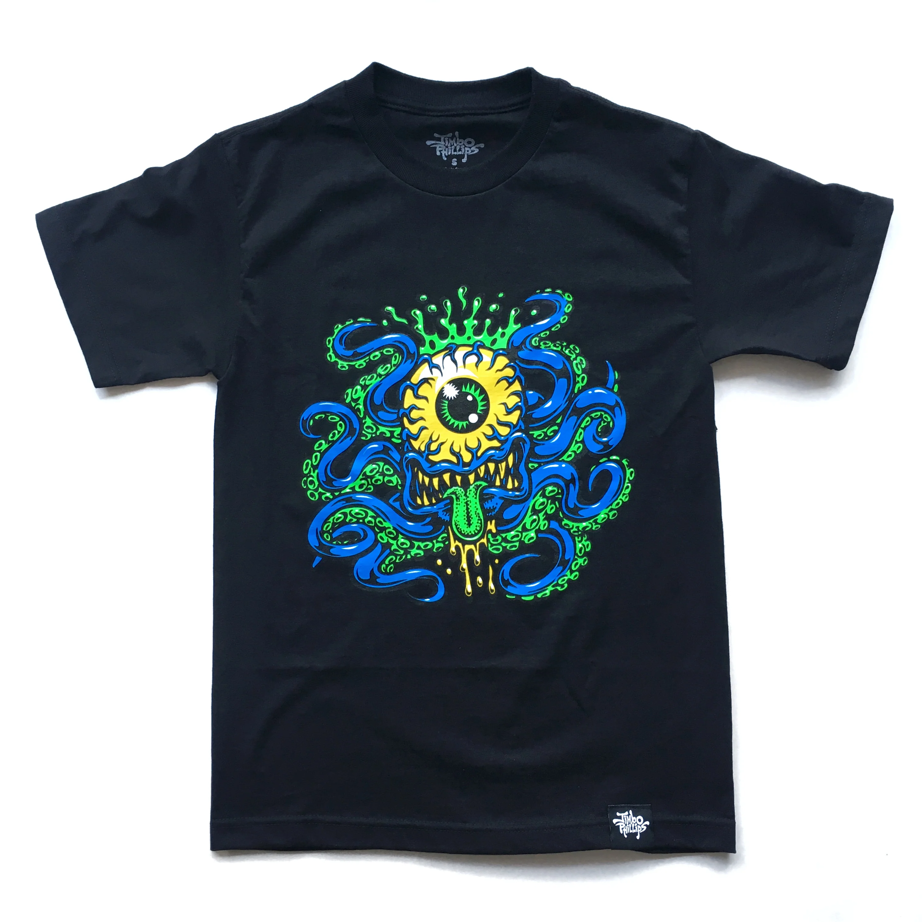 JIMBO PHILLIPS "CYCLOPTOPUS" TEE (BLACK/BLUE)