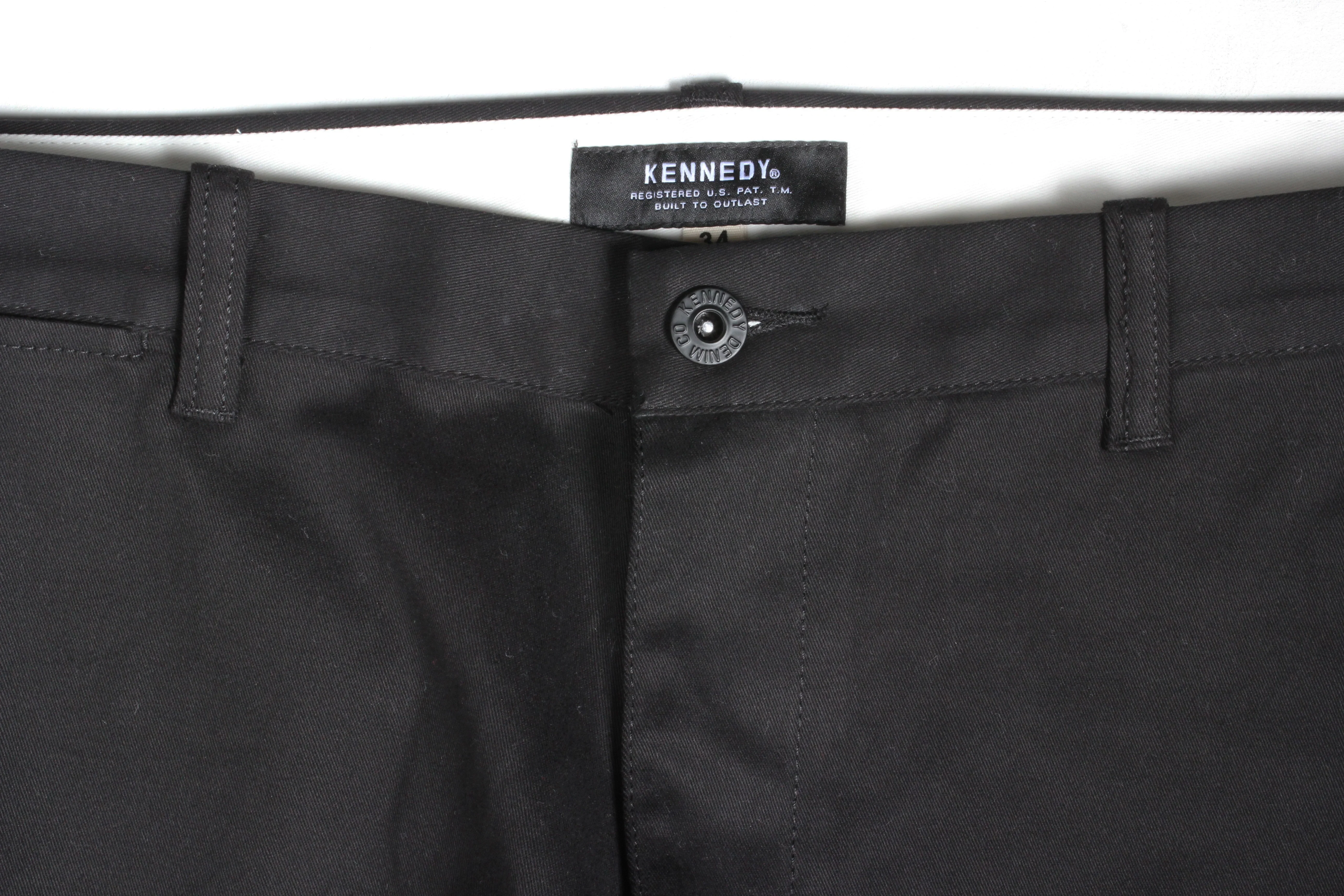 KENNEDY CHINO PANTS (BLACK) - Image 3