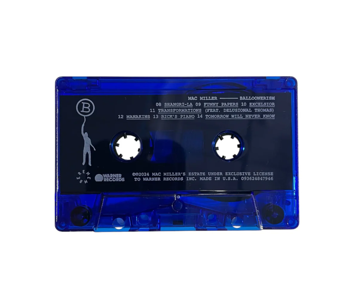 MAC MILLER “BALLOONERISM” CASSETTE TAPE (NEW) - Image 2