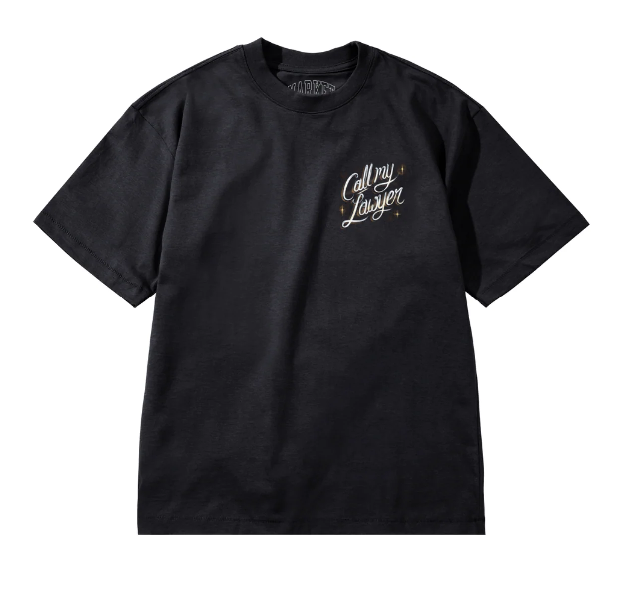 MARKET "CALL MY LAWYER AIRBRUSH" TEE (WASHED BLACK)