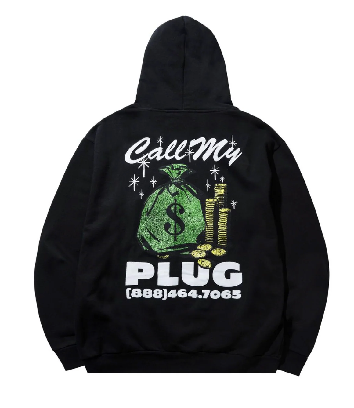 MARKET "CALL MY PLUG" HOODY (BLACK) - Image 2