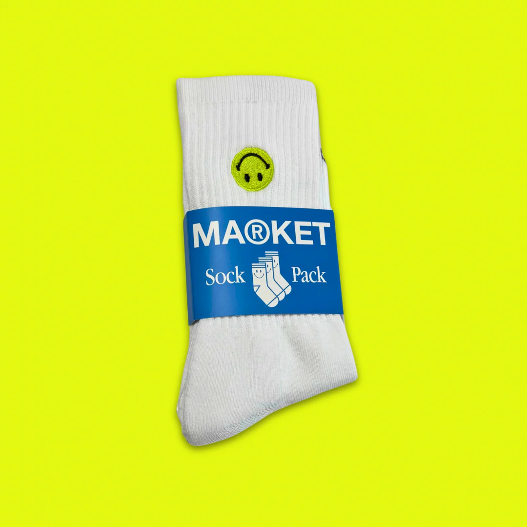 MARKET "GRAND SLAM SMILEY" SOCKS - Image 4