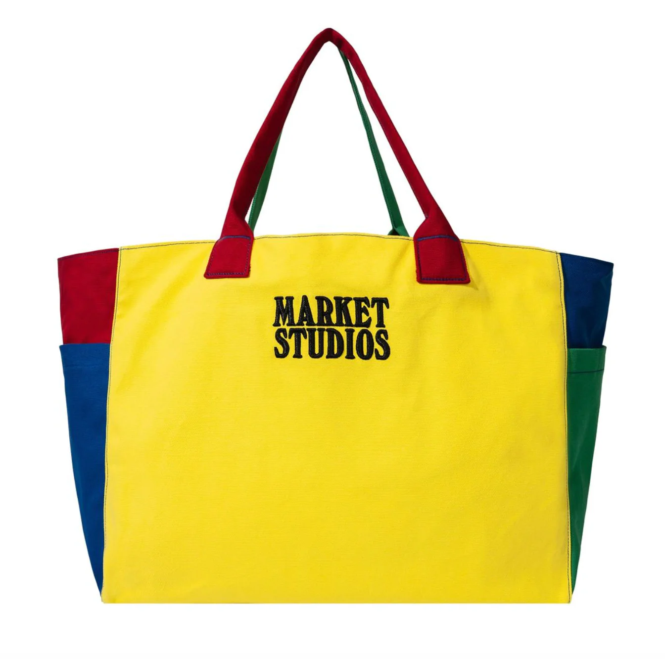 MARKET "SMILEY COLOR BLOCK" TOTE BAG (MULTI) - Image 2