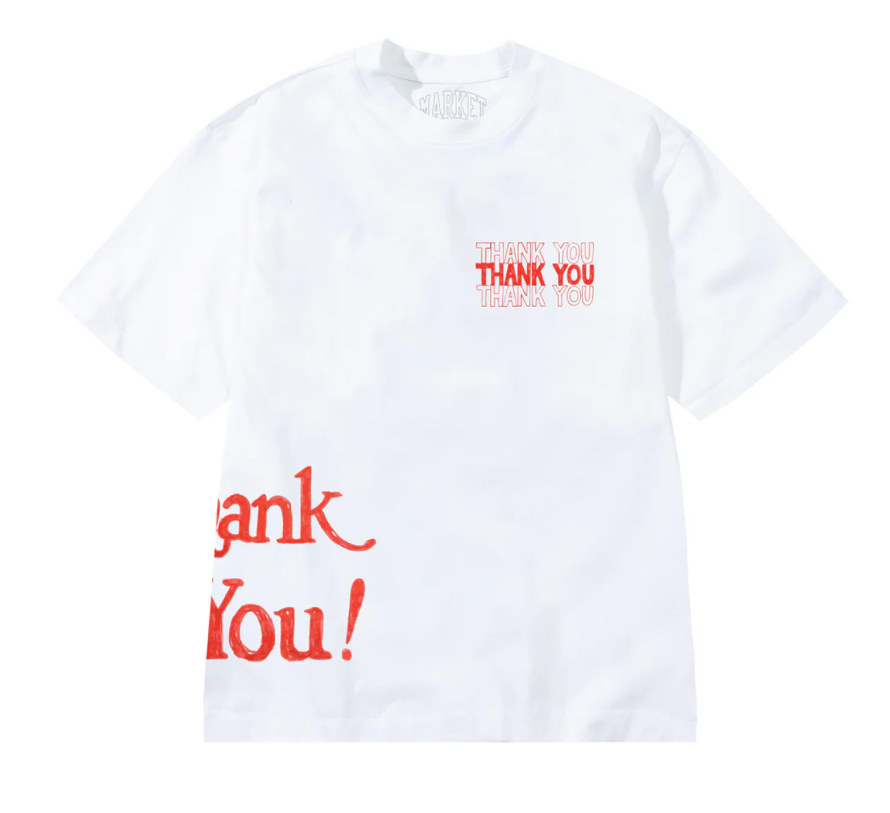 MARKET "THANK YOU PLASTIC BAG" TEE (WHITE)