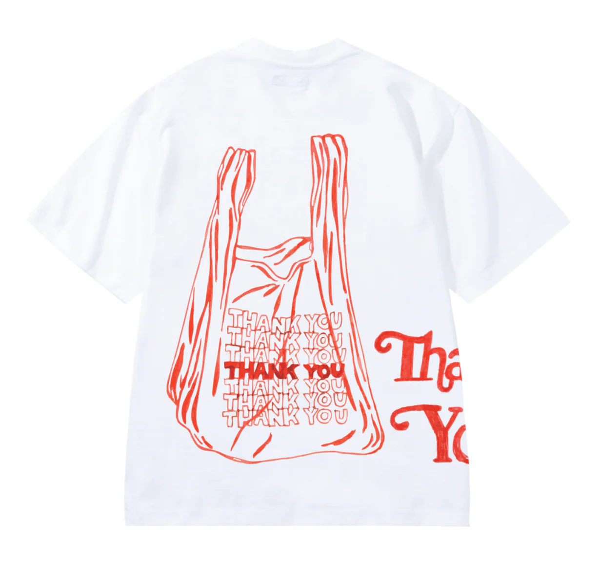 MARKET "THANK YOU PLASTIC BAG" TEE (WHITE) - Image 2
