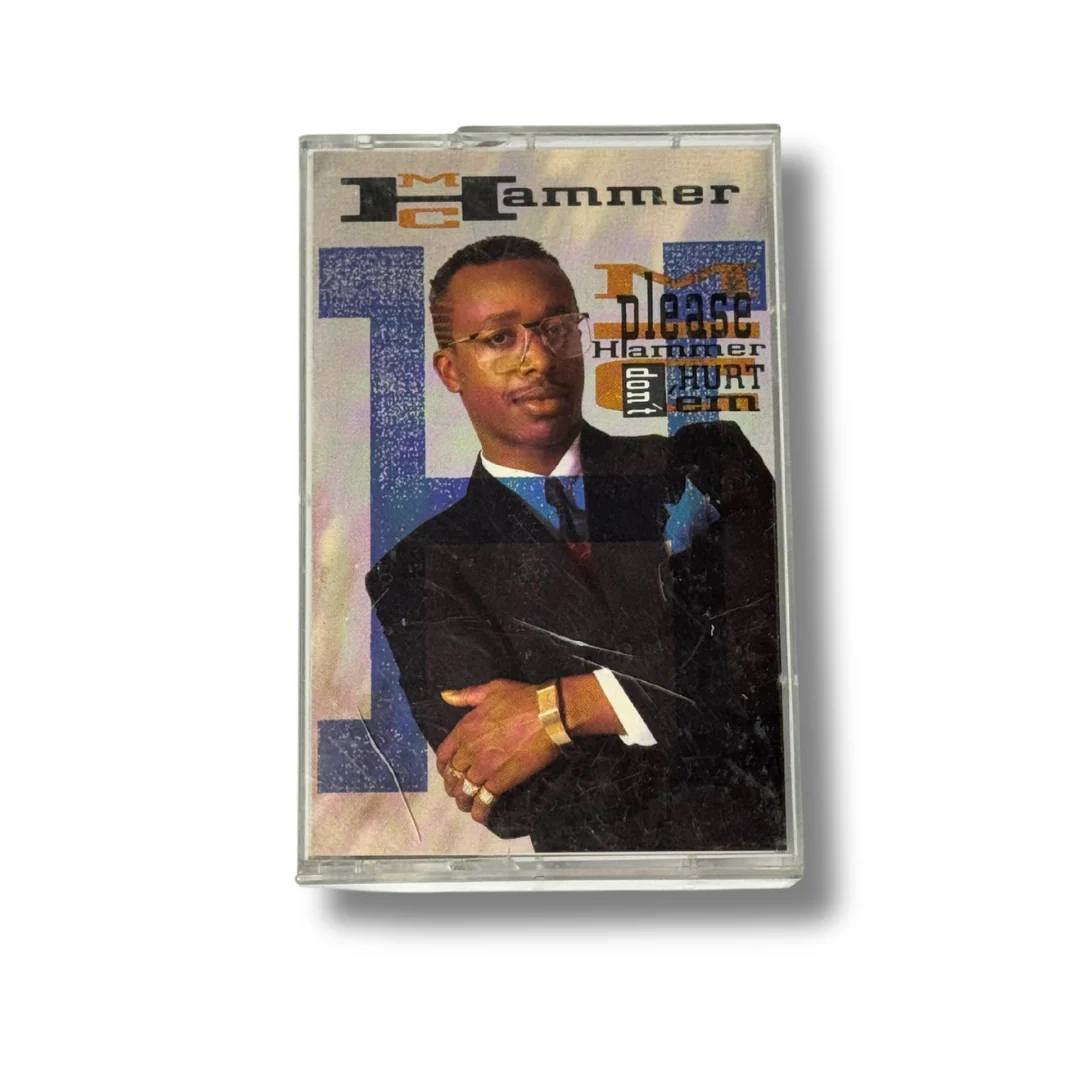 MC HAMMER “PLEASE HAMMER DON'T HURT EM” CASSETTE TAPE (USED)