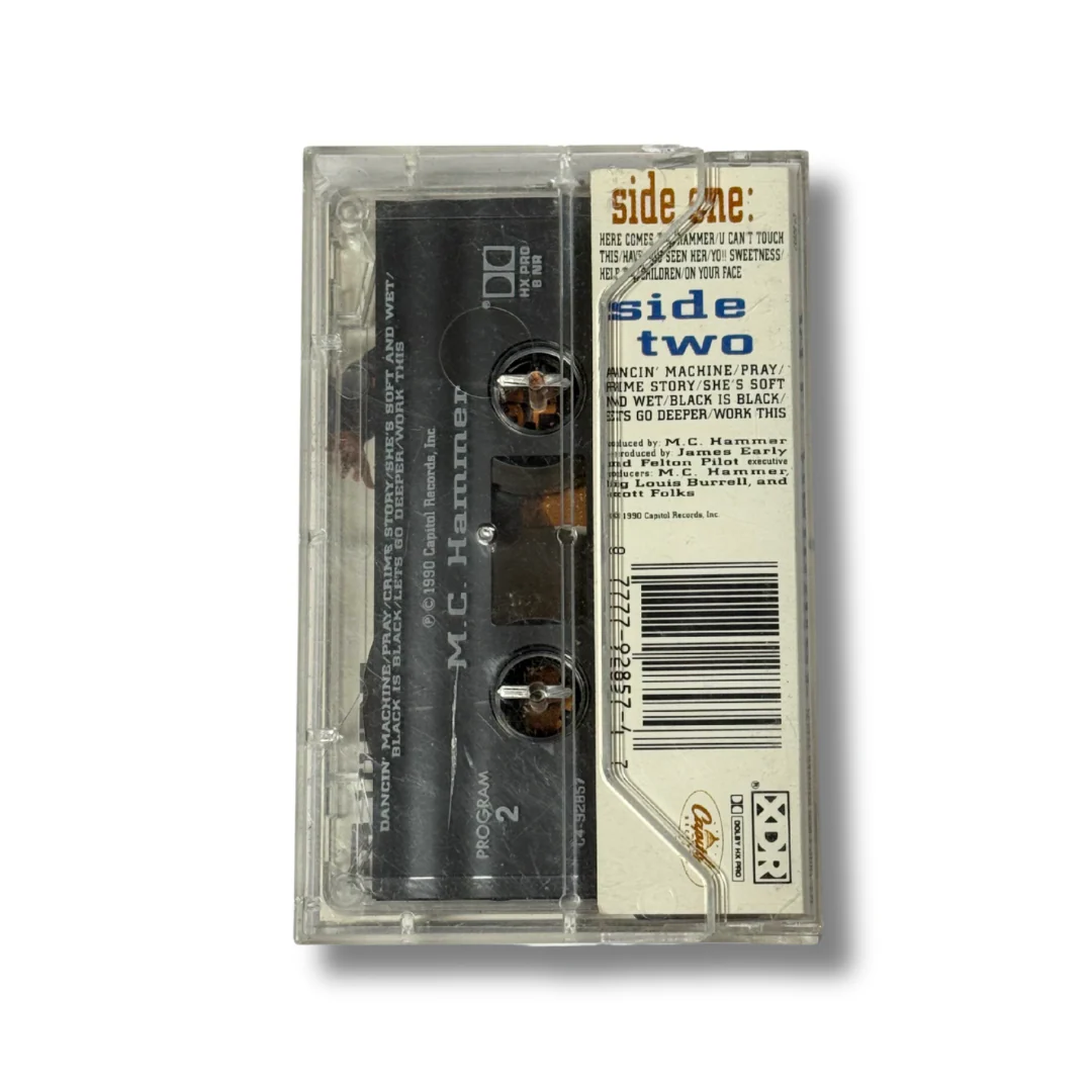 MC HAMMER “PLEASE HAMMER DON'T HURT EM” CASSETTE TAPE (USED) - Image 2