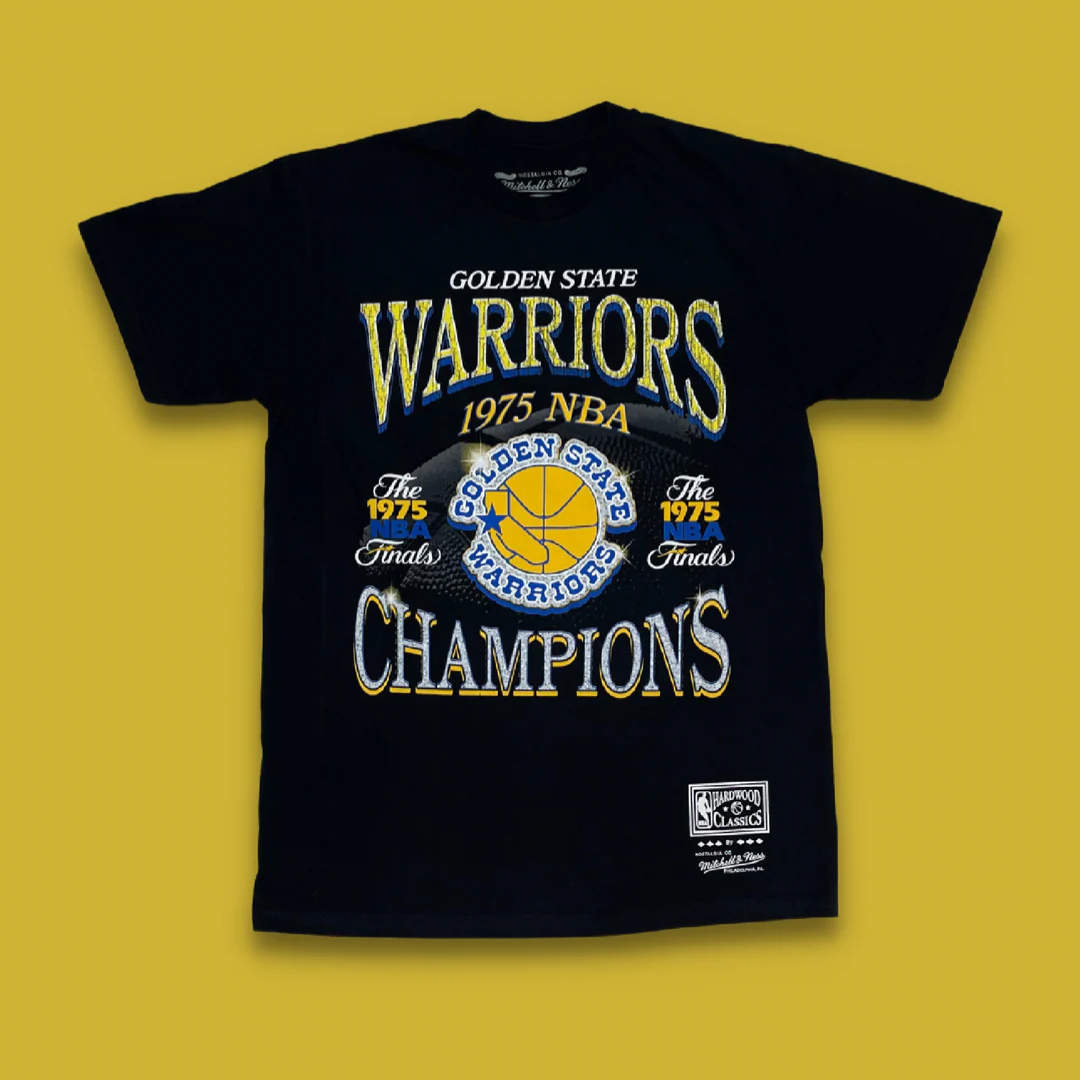 MITCHELL & NESS "1975 CHAMPIONS" GS WARRIORS TEE