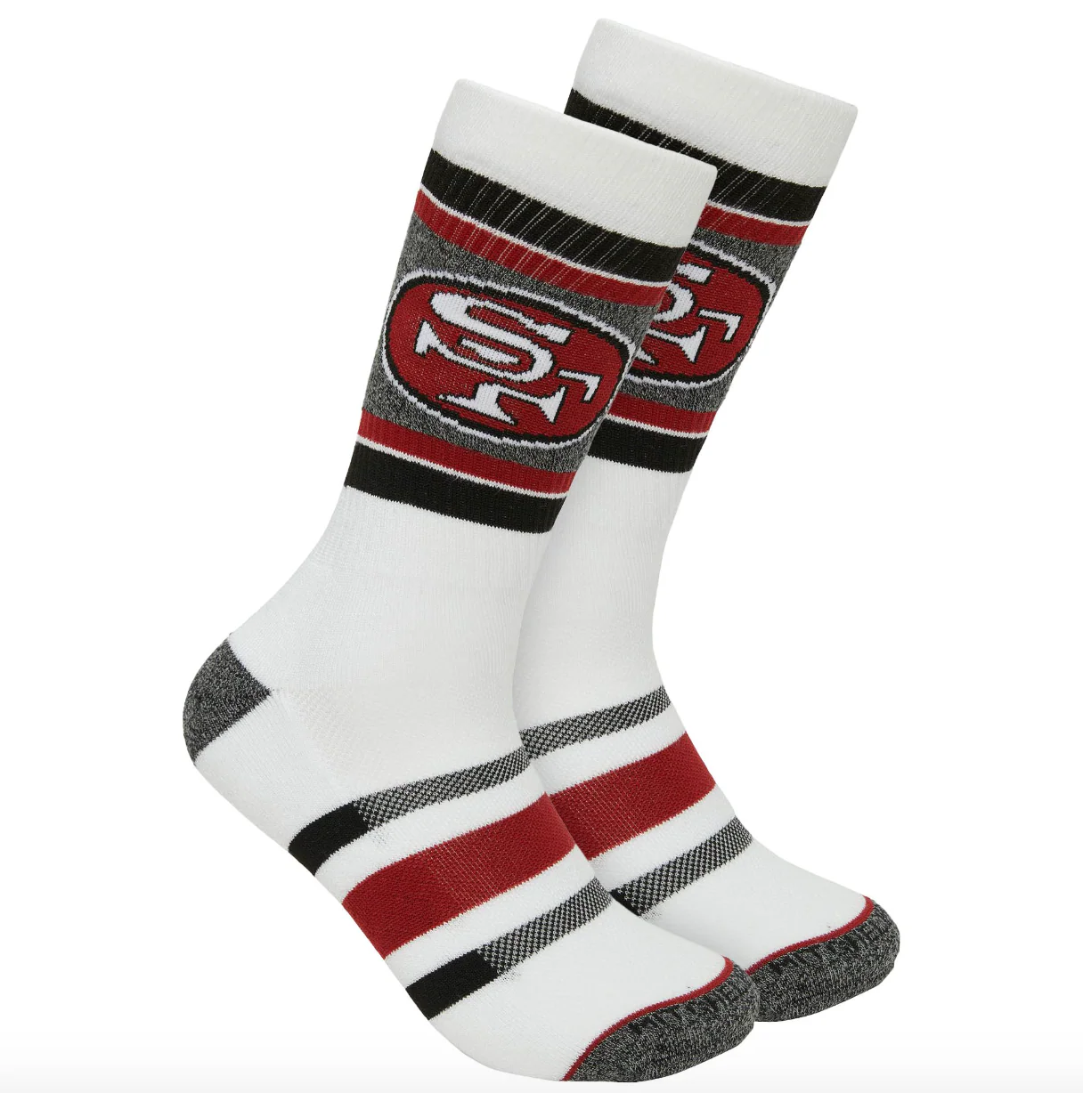 MITCHELL & NESS "INTERCEPTION" SF 49ERS SOCKS (WHITE)
