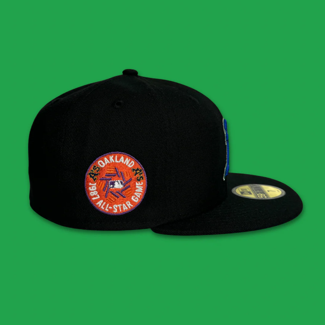 NEW ERA “5 TEAMS - 1 HAT" OAKLAND A'S FITTED HAT (BLACK)b - Image 2