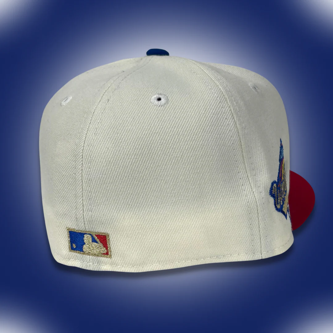 NEW ERA "96 DREAM TEAM" ATLANTA BRAVES FITTED HAT (CHROME/RED) - Image 4
