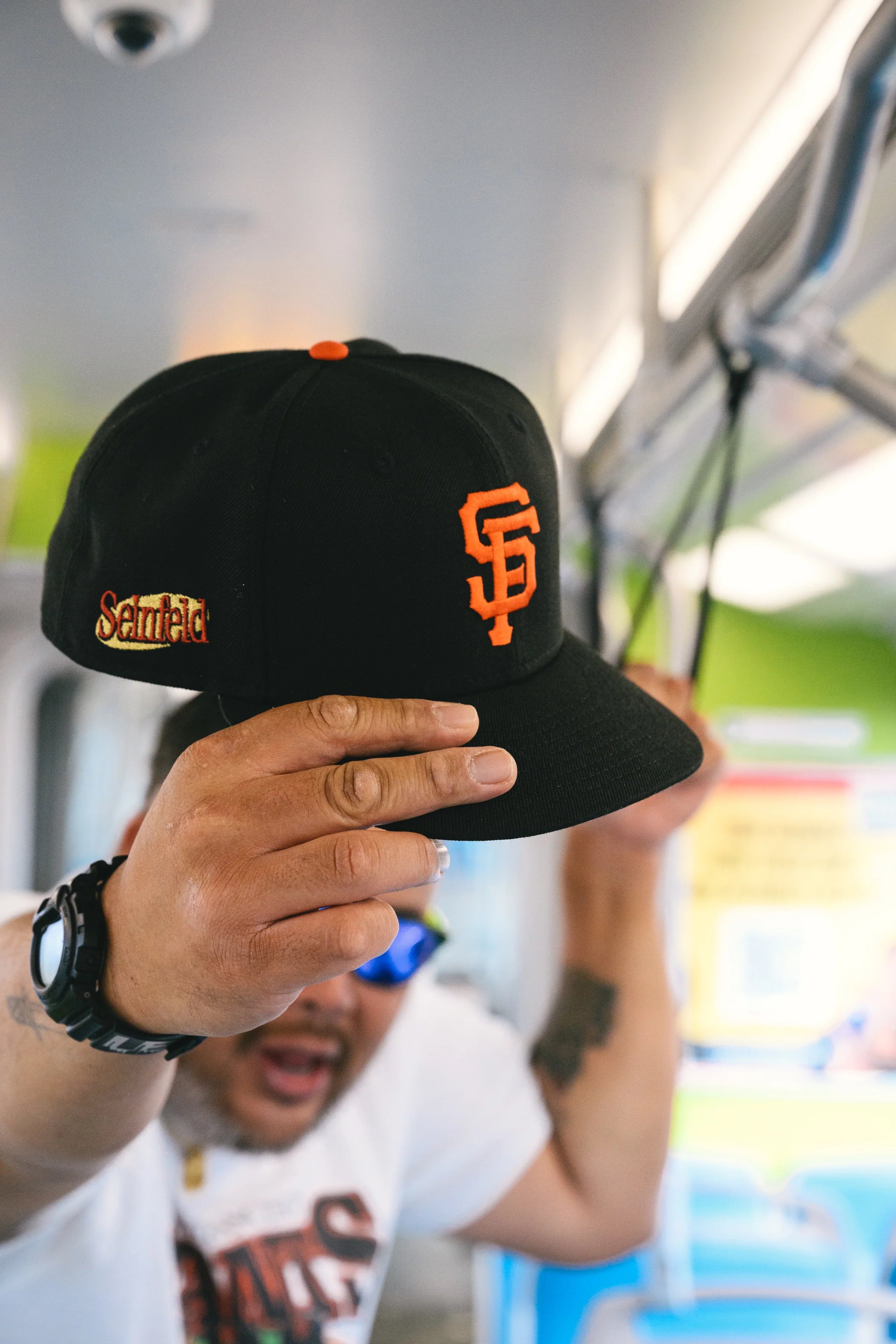 NEW ERA "A HAT ABOUT NOTHING" SAN FRANCISCO GIANTS FITTED HAT (BLACK/ORANGE) - Image 12