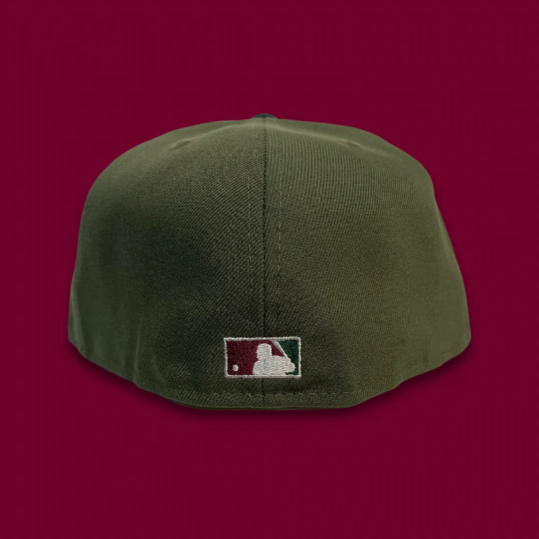 NEW ERA "ALD" MINNESOTA TWINS FITTED HAT (OLIVE/GREEN) (SIZE 7 3/8) - Image 3