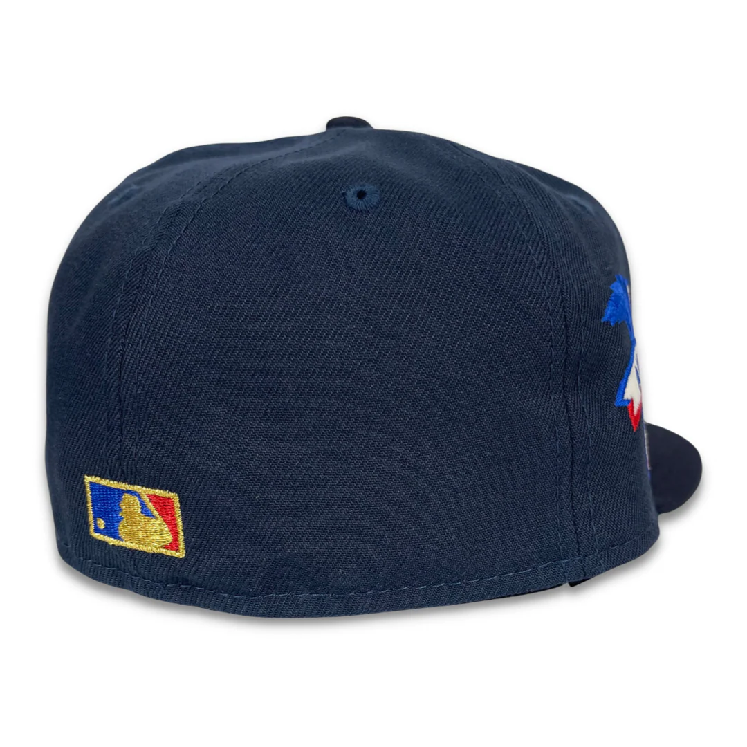 NEW ERA "ALL AMERICAN" CLEVELAND INDIANS FITTED HAT (NAVY/MIDNIGHT NAVY) - Image 4
