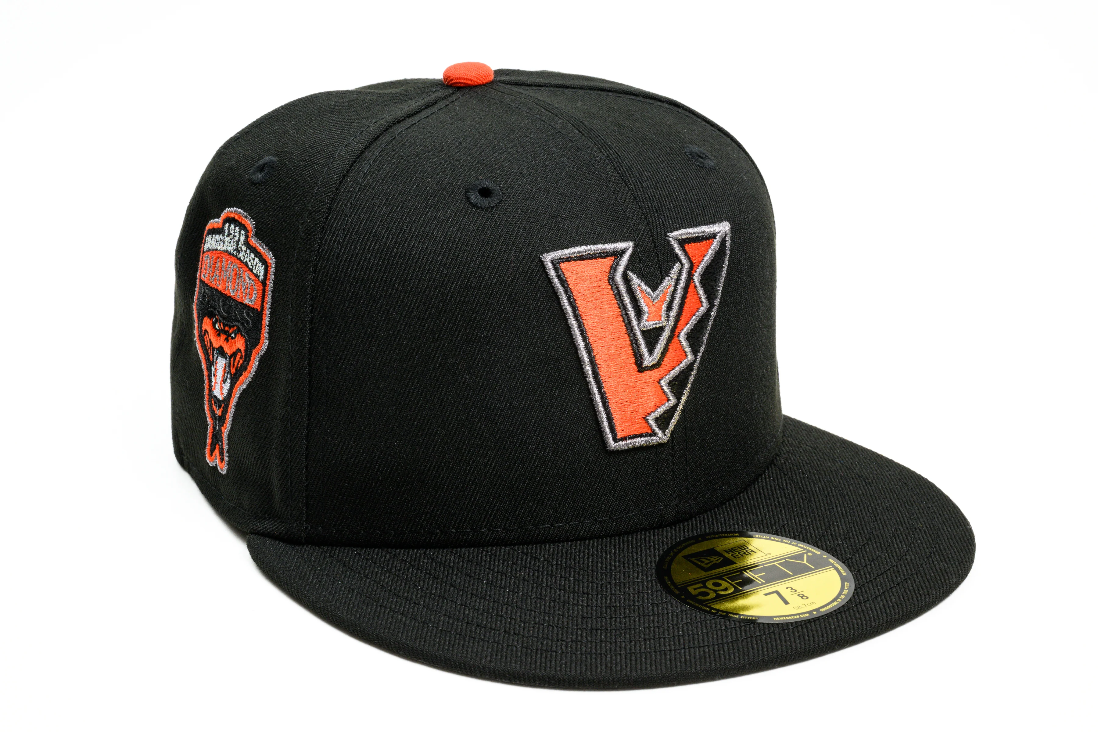 NEW ERA "ALONE" ARIZONA DIAMONDBACKS FITTED HAT (BLACK/ORANGE)