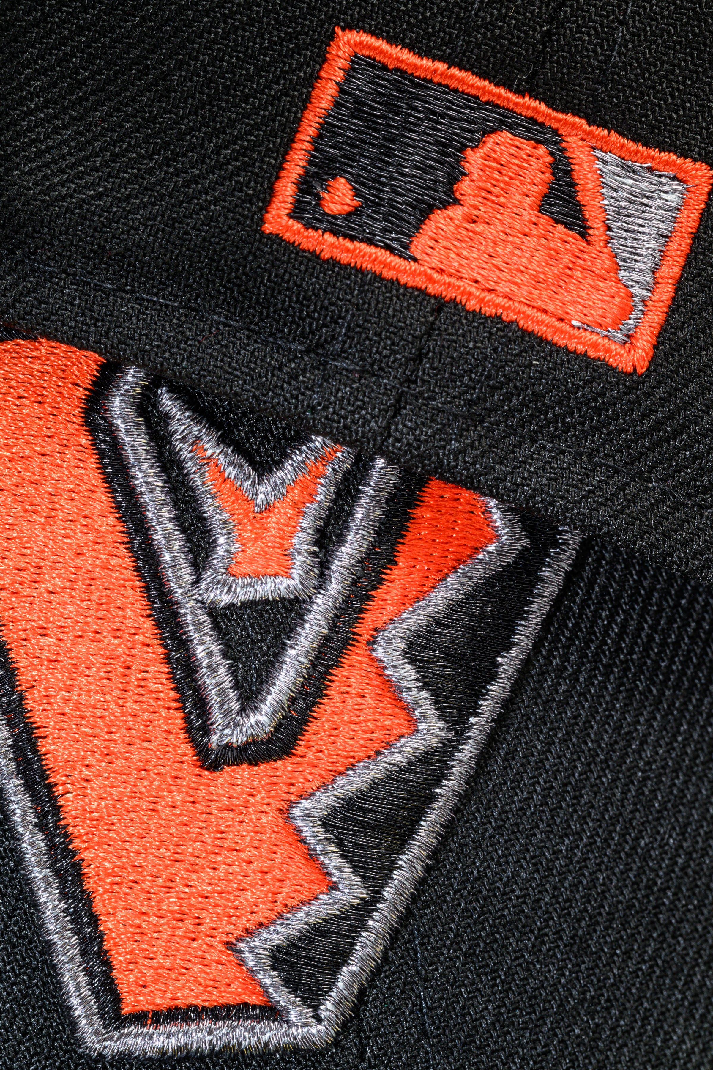 NEW ERA "ALONE" ARIZONA DIAMONDBACKS FITTED HAT (BLACK/ORANGE) - Image 6