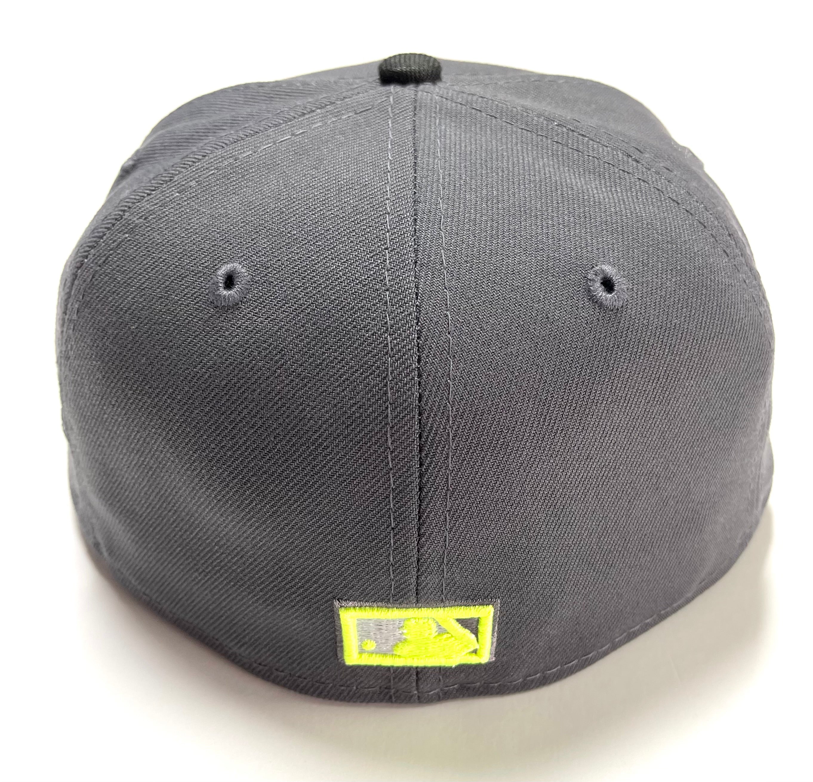 NEW ERA "AM95" OAKLAND A'S FITTED HAT (DARK GRAPHITE/BLACK) (SIZE 7 3/8) - Image 5