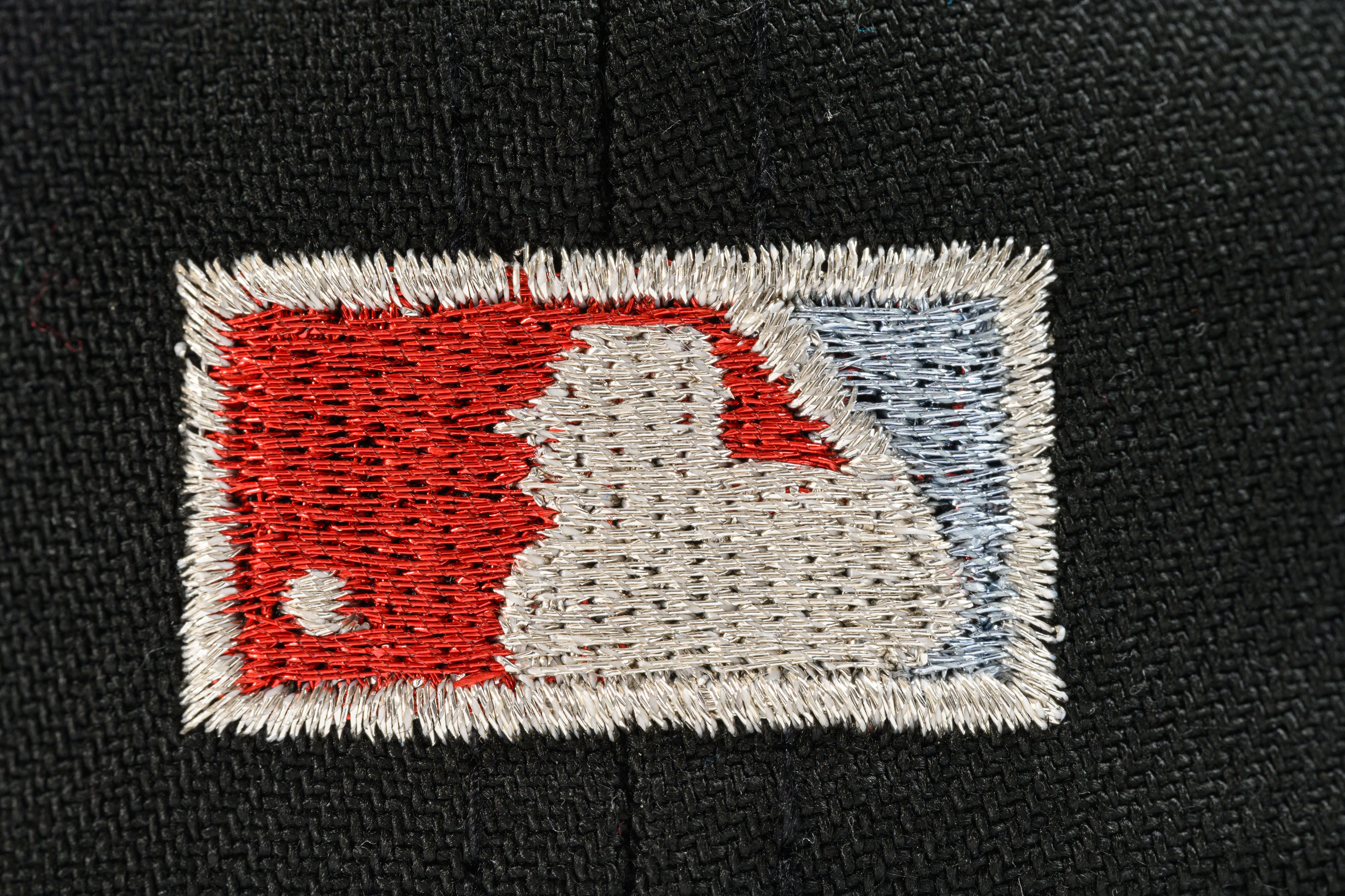 NEW ERA "APES" OAKLAND ATHLETICS FITTED HAT (BLACK/SILVER/RED) - Image 2