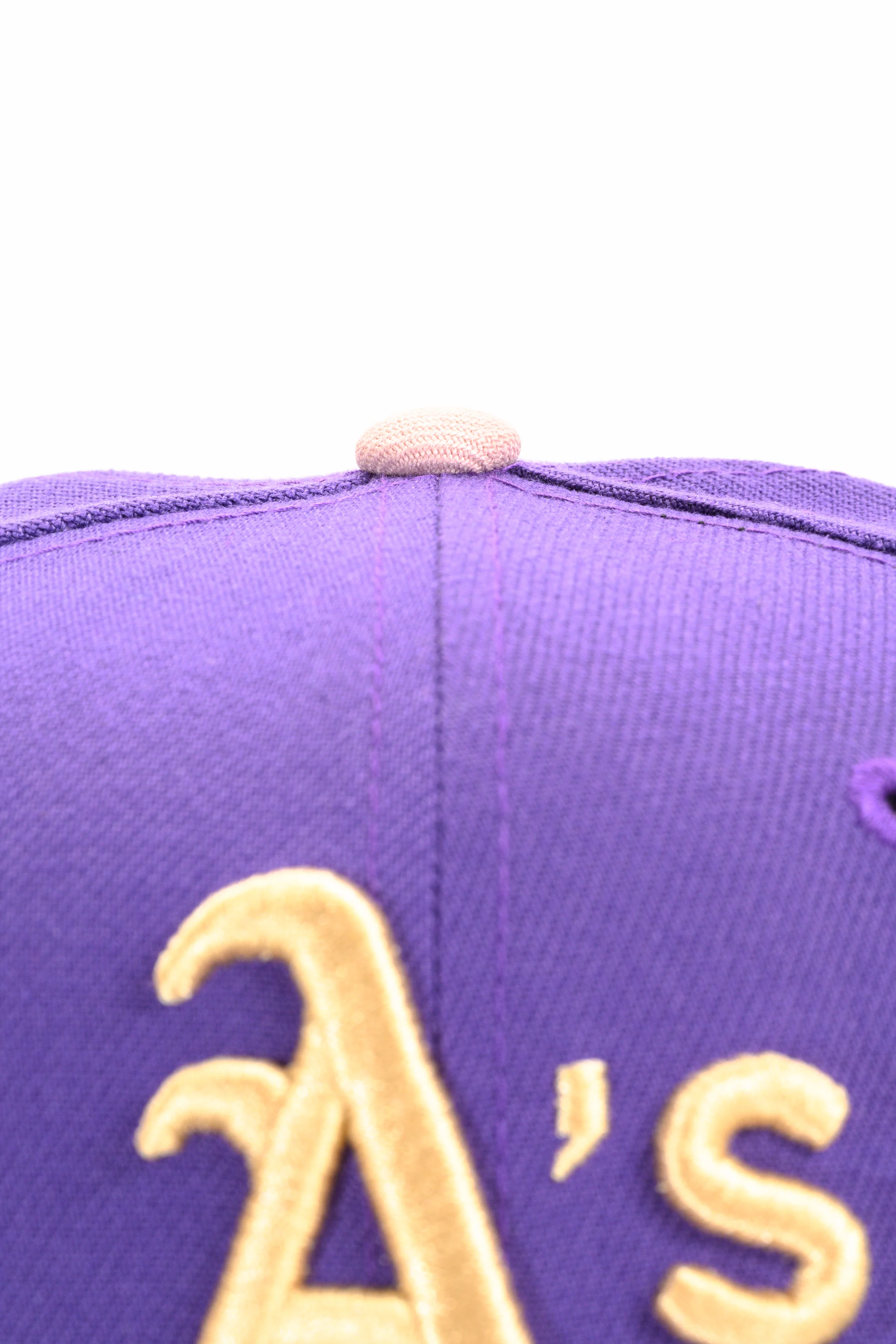 NEW ERA "ARACHNOPHOBIA" OAKLAN A'S FITTED HAT (PURPLE/DARK GRAPHITE/PINK) - Image 6