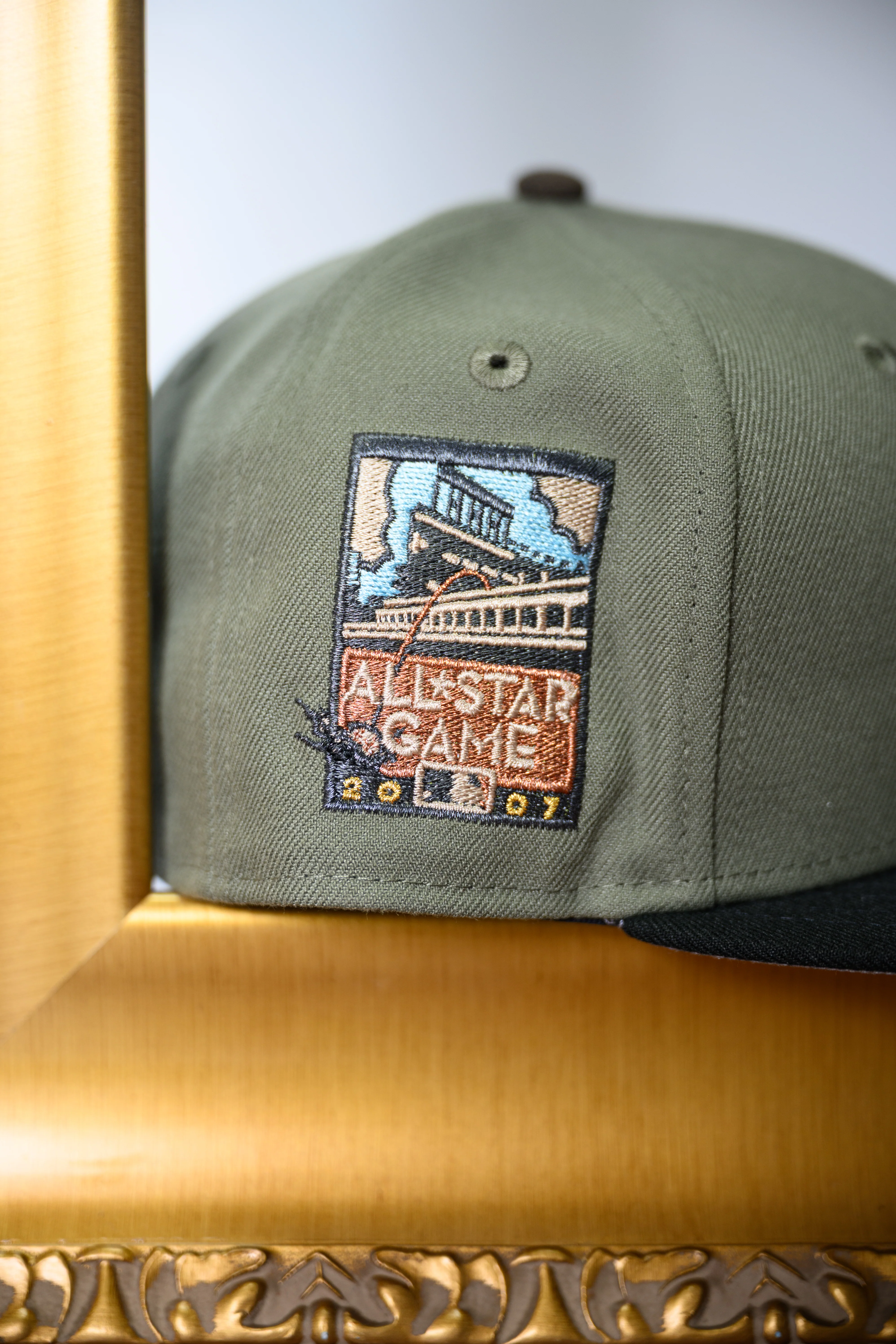 NEW ERA "ART" SAN FRANCISCO GIANTS FITTED HAT (NEW OLIVE/BLACK) - Image 13