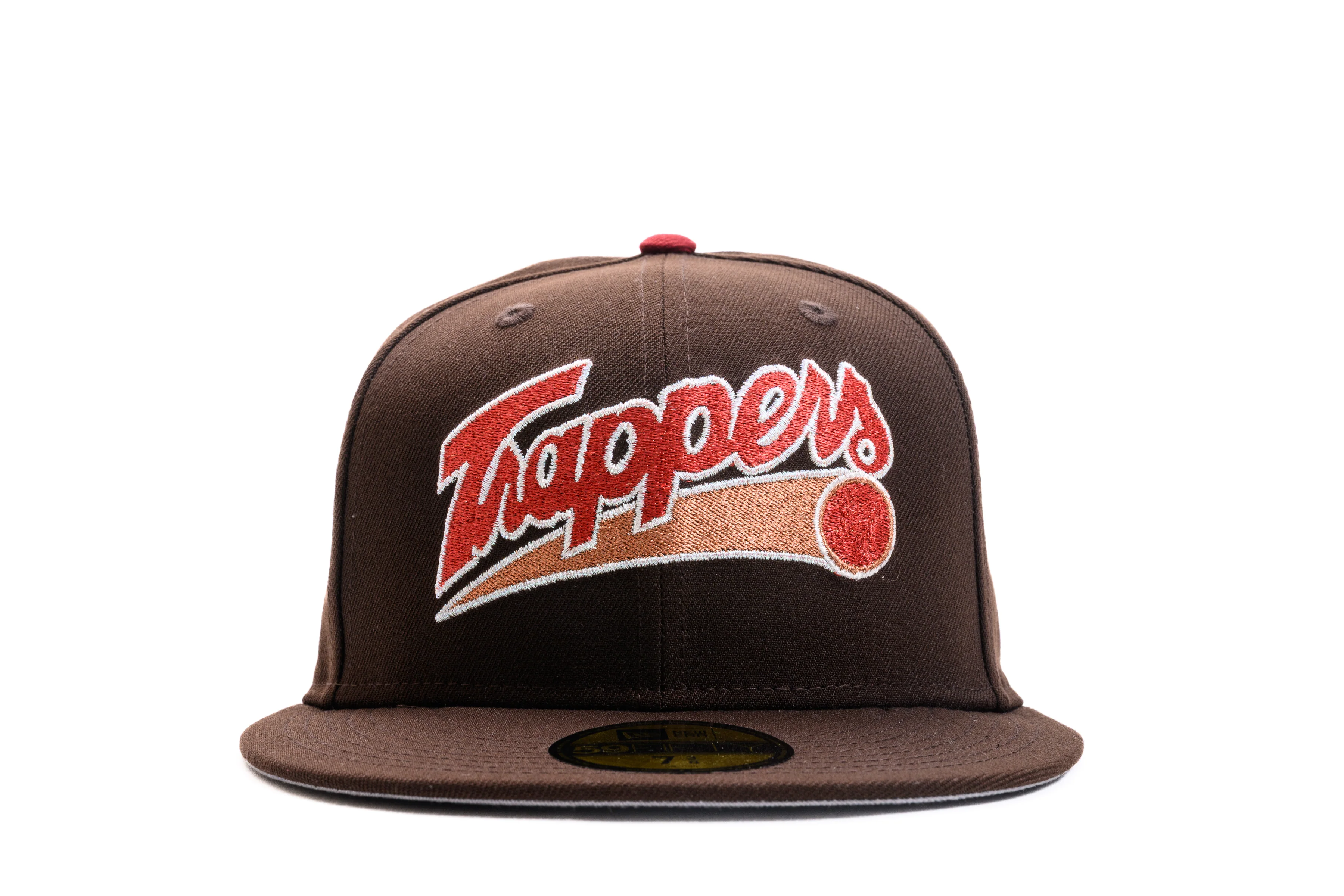 NEW ERA "BACK IN THE WOODS" EDMONTON TRAPPERS FITTED HAT (BROWN) - Image 6