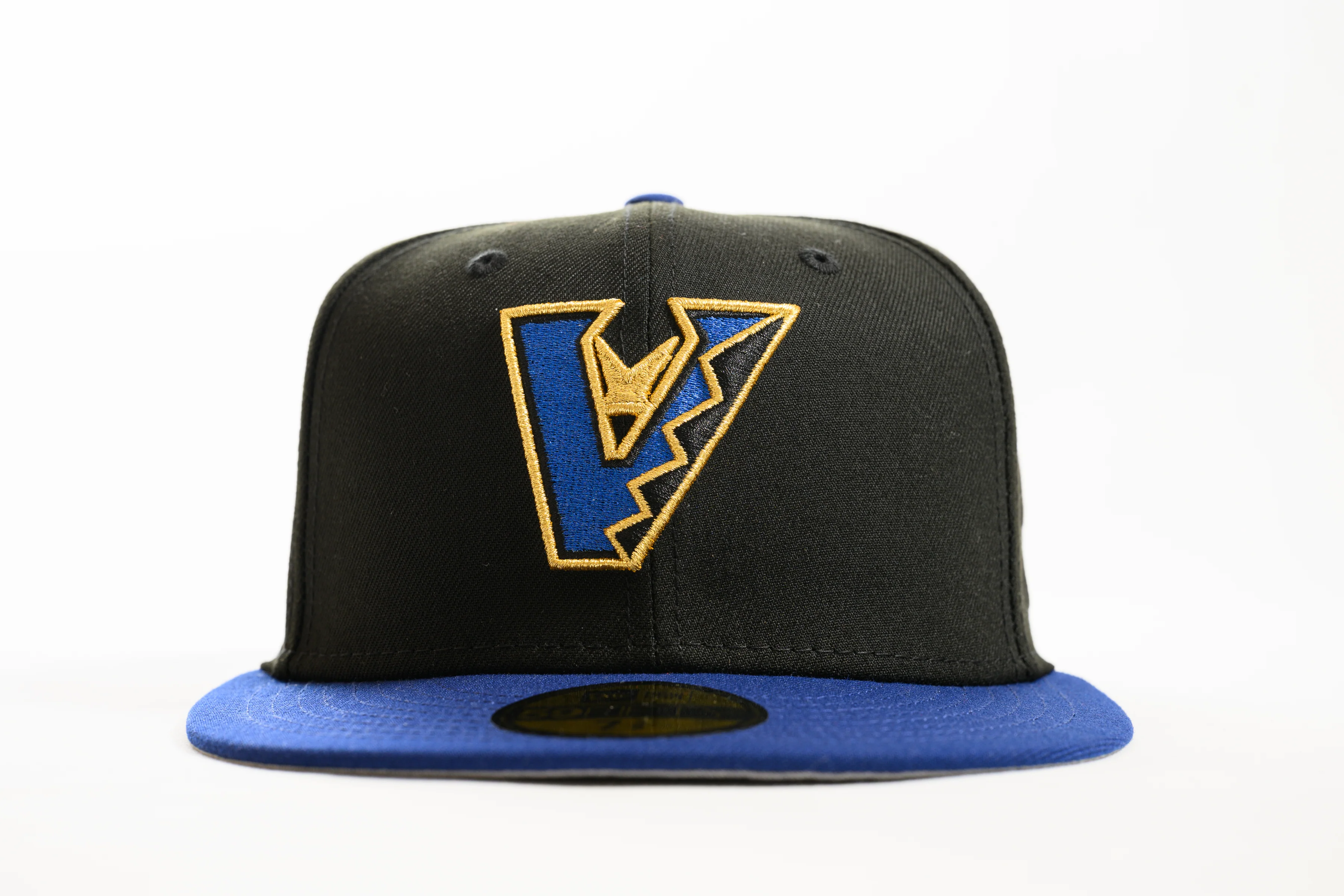 NEW ERA "BAROQUE" ARIZONA DIAMONDBACKS FITTED HAT (BLACK/DARK ROYAL) - Image 6