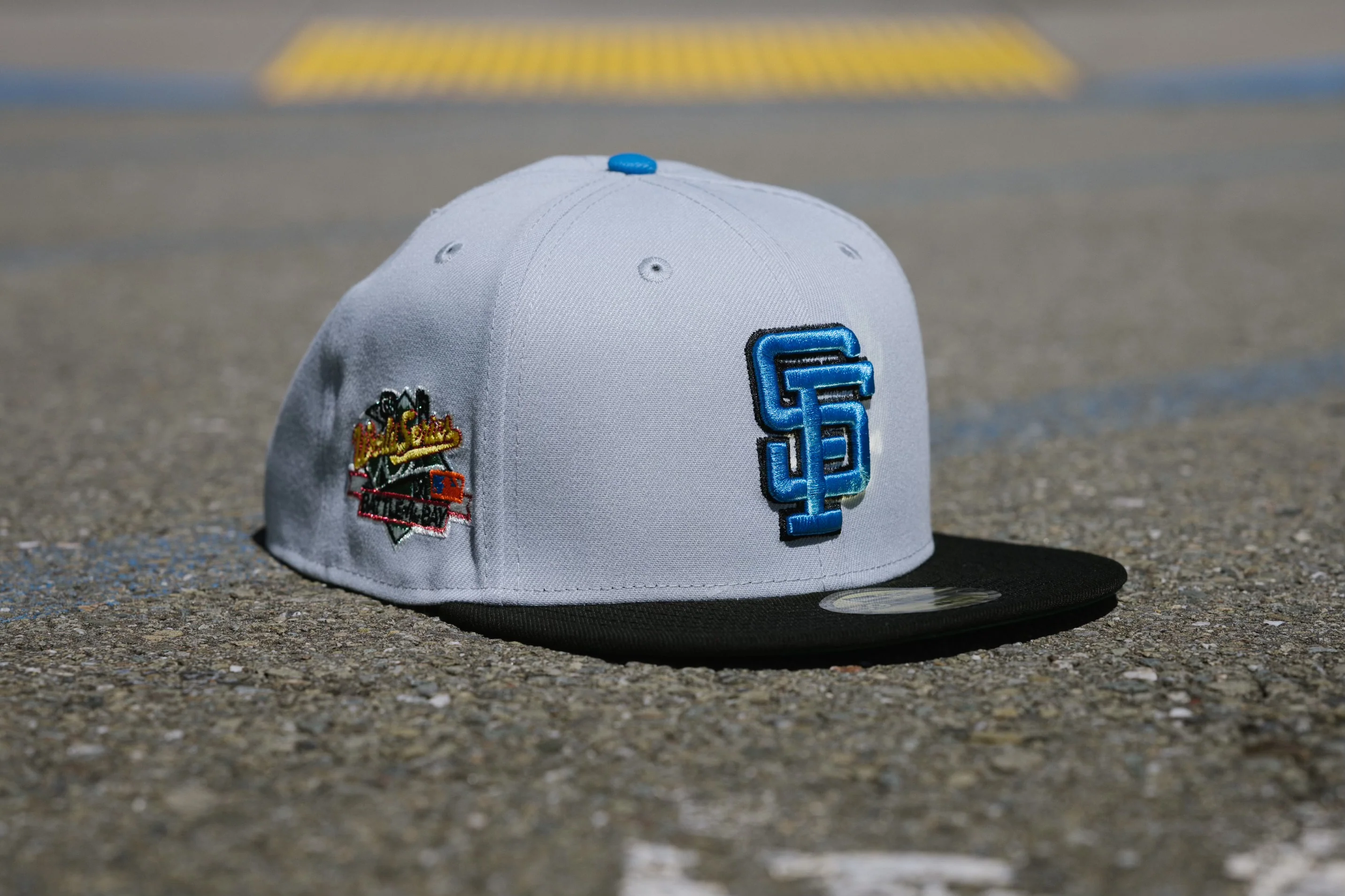 NEW ERA “BART 2.0" SF GIANTS FITTED HAT (GREY/BLACK) - Image 7