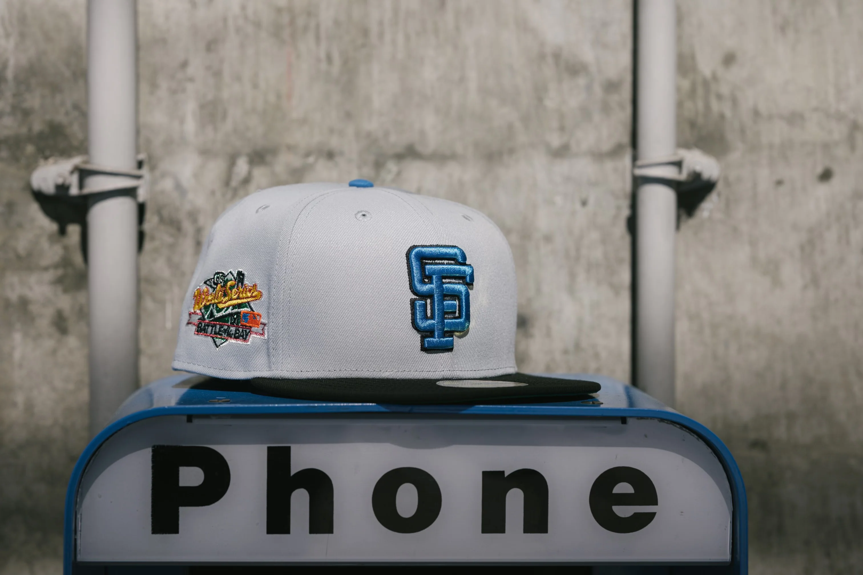 NEW ERA “BART 2.0" SF GIANTS FITTED HAT (GREY/BLACK) - Image 9