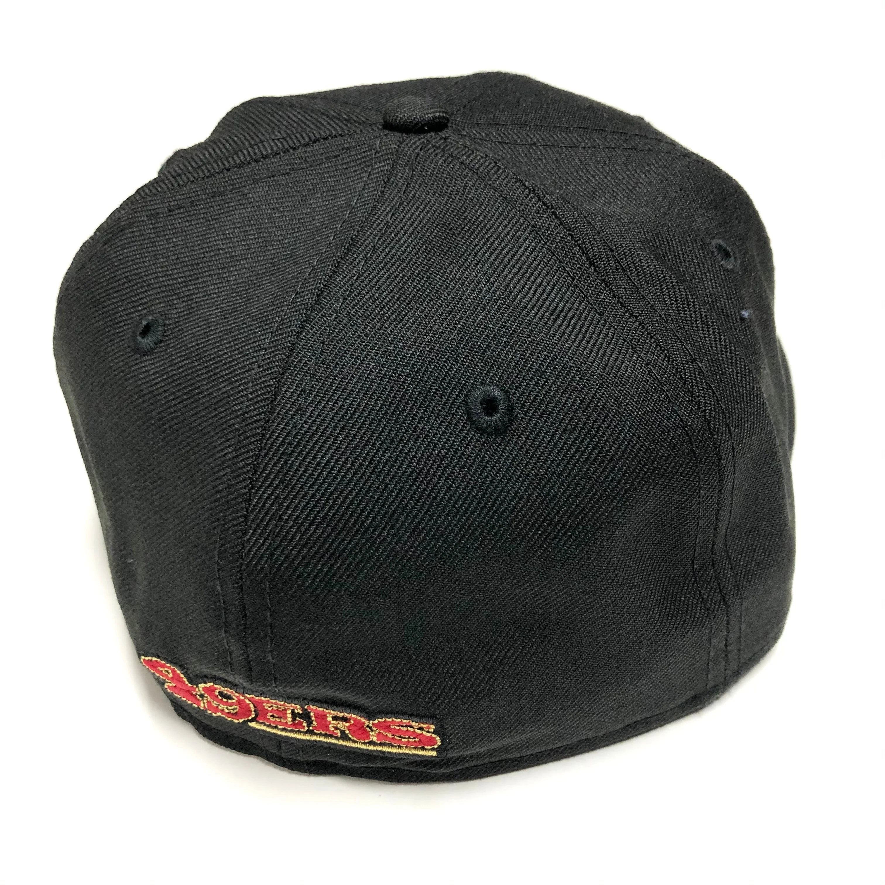 NEW ERA “BASIC” SF 49ERS FITTED HAT (BLACK/RED) (SIZE 7) - Image 2