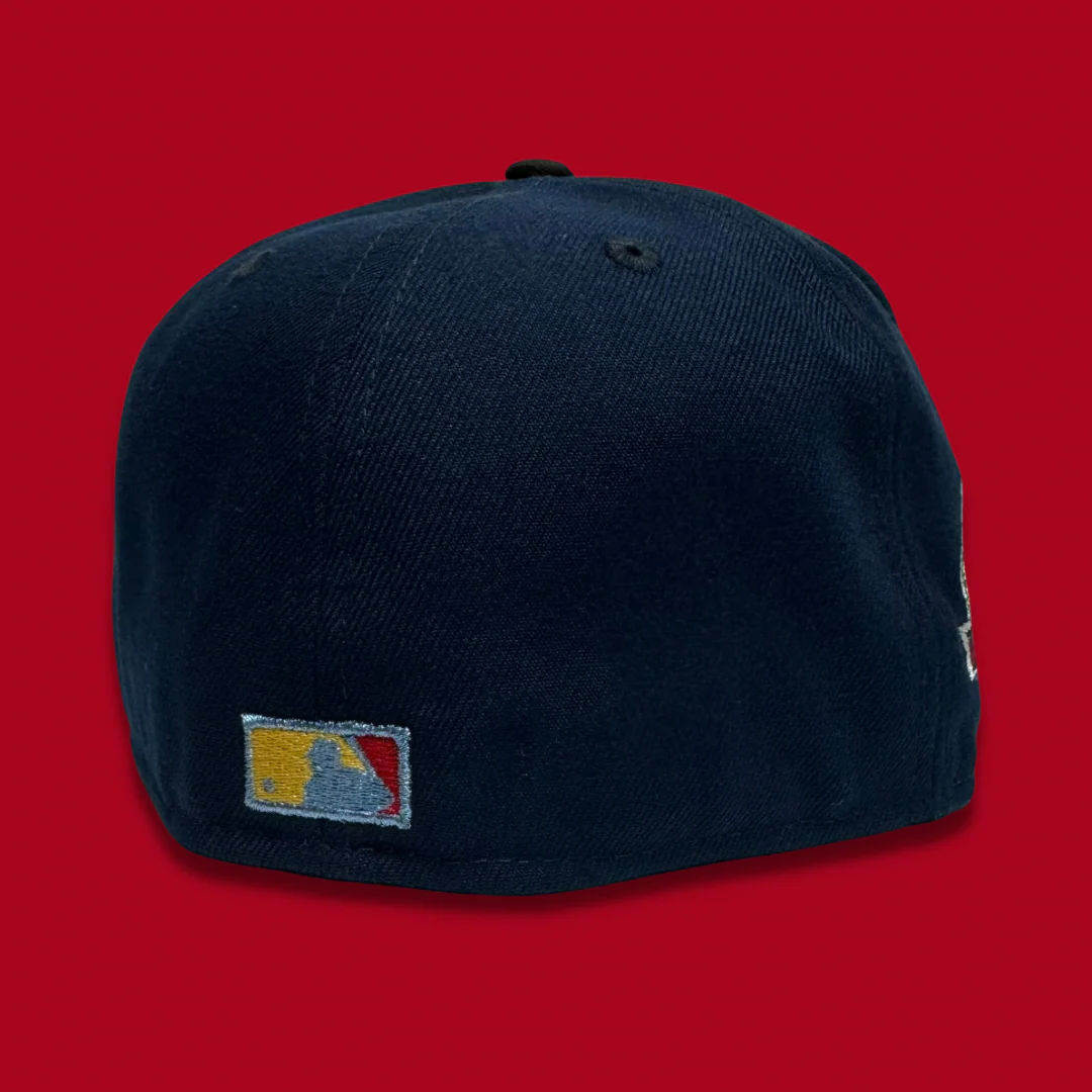 NEW ERA “BEAST 2.0" OAKLAND A'S FITTED HAT (NAVY/BROWN) - Image 3