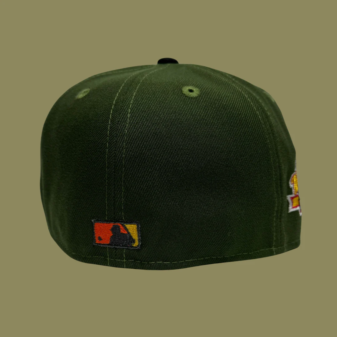NEW ERA “ZILLA 2.0" SF GIANTS FITTED HAT (RIFLE GREEN/BLACK) - Image 3