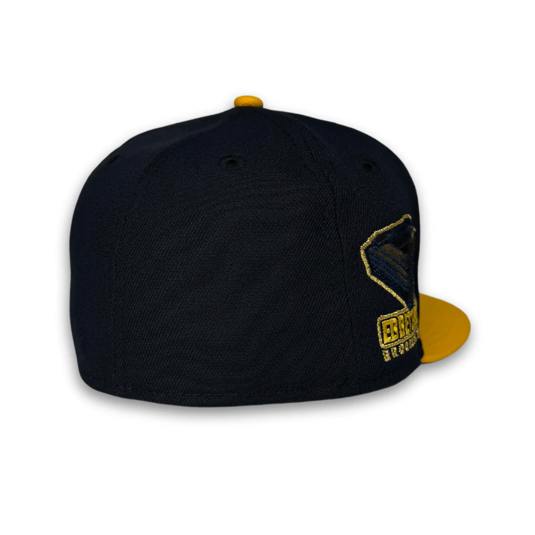 NEW ERA “BERKELEY" BROOKLYN DODGERS FITTED HAT (NAVY/GOLD) - Image 3