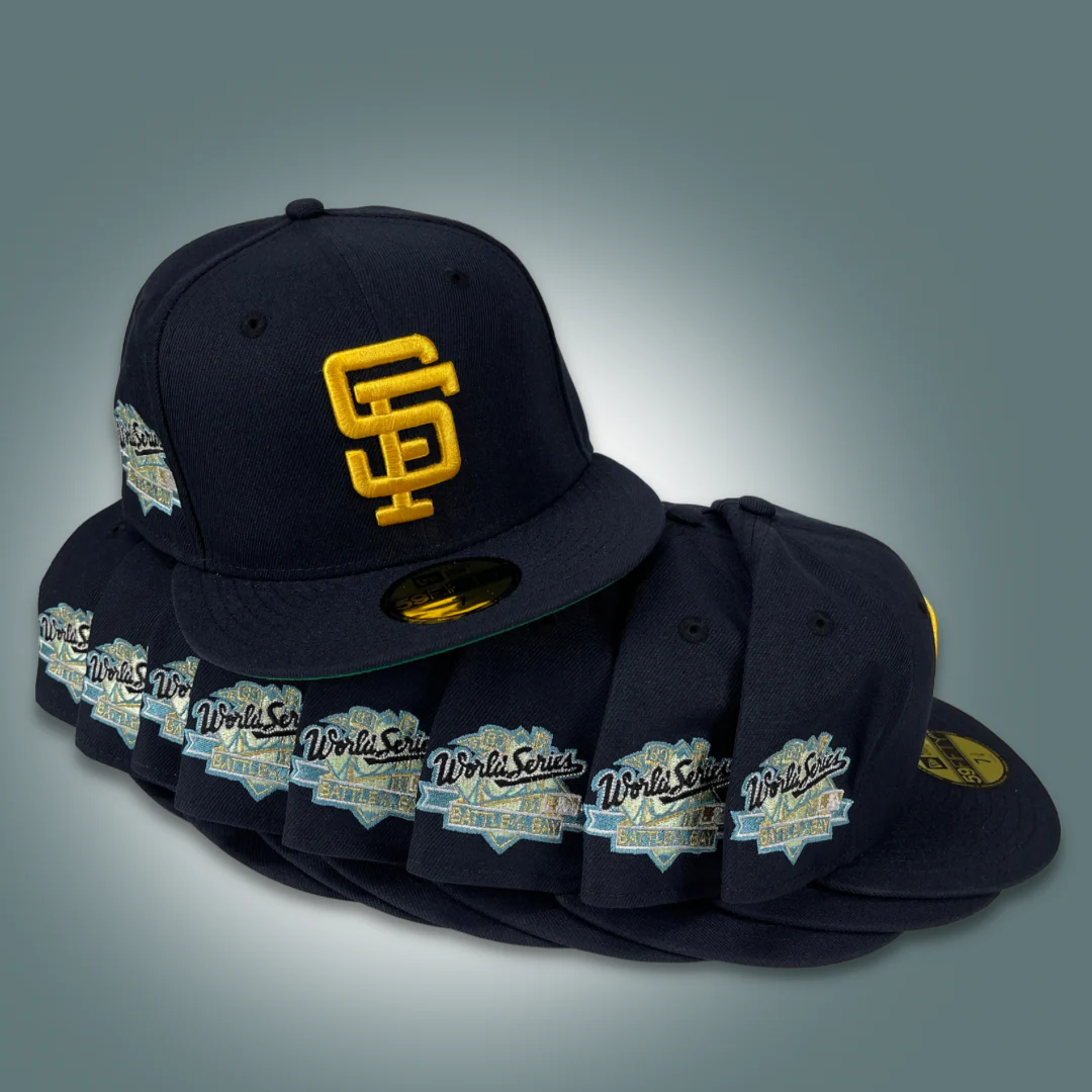 NEW ERA "BIG GAME" SAN FRANCISCO GIANTS FITTED HAT (NAVY/GOLD) - Image 5