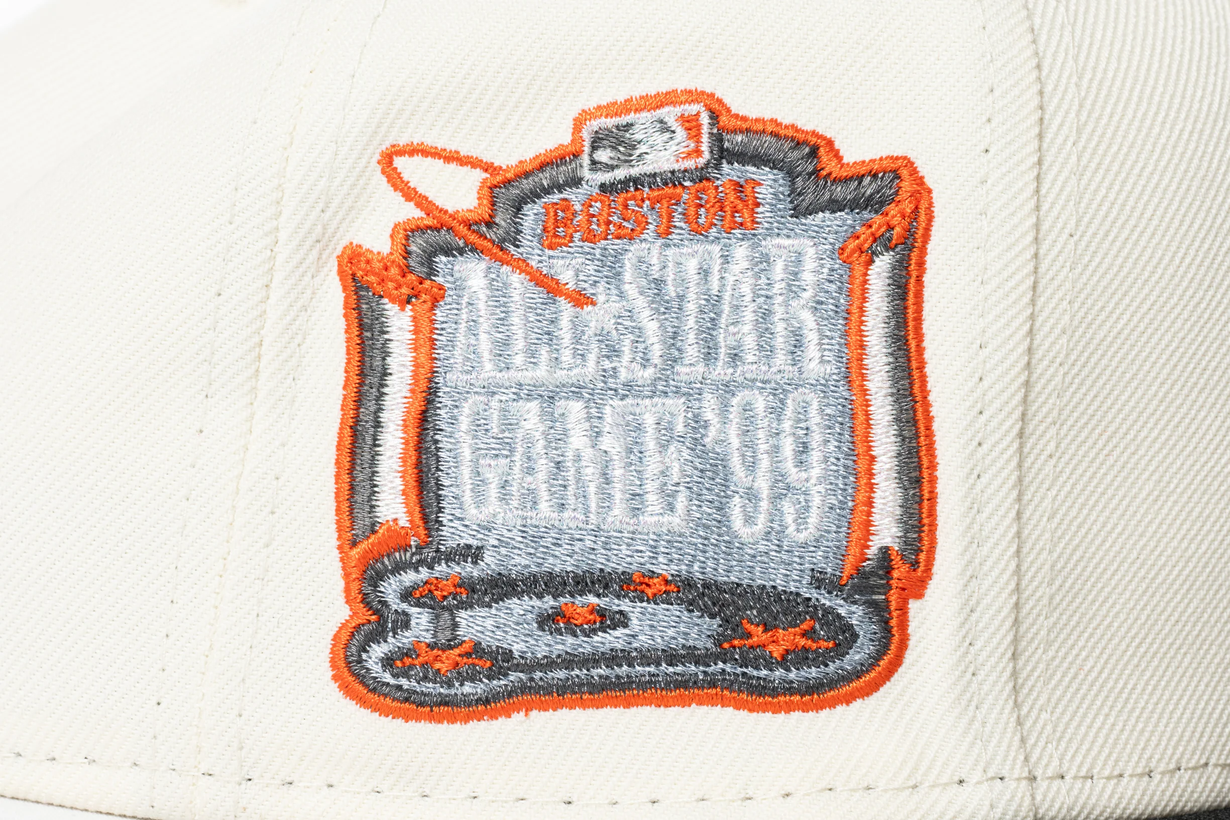 NEW ERA "BOSTON FLIGHT" SAN FRANCISCO GIANTS FITTED HAT (CHROME/BLACK/ORANGE) - Image 5