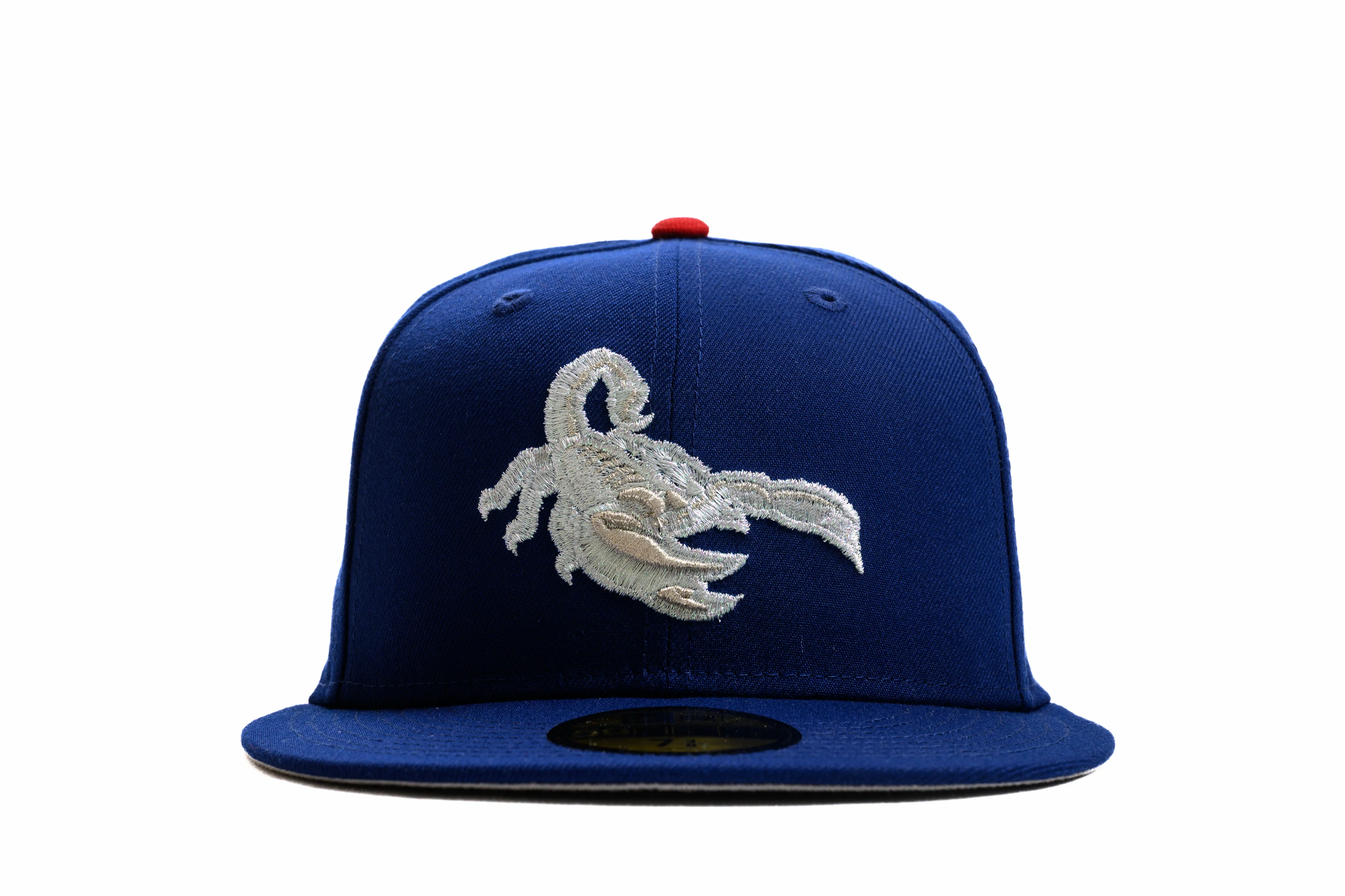 NEW ERA "BUFFALO KIDS" SCOTTSDALE SCORPIONS FITTED HAT (LIGHT ROYAL/SCARLET) - Image 8