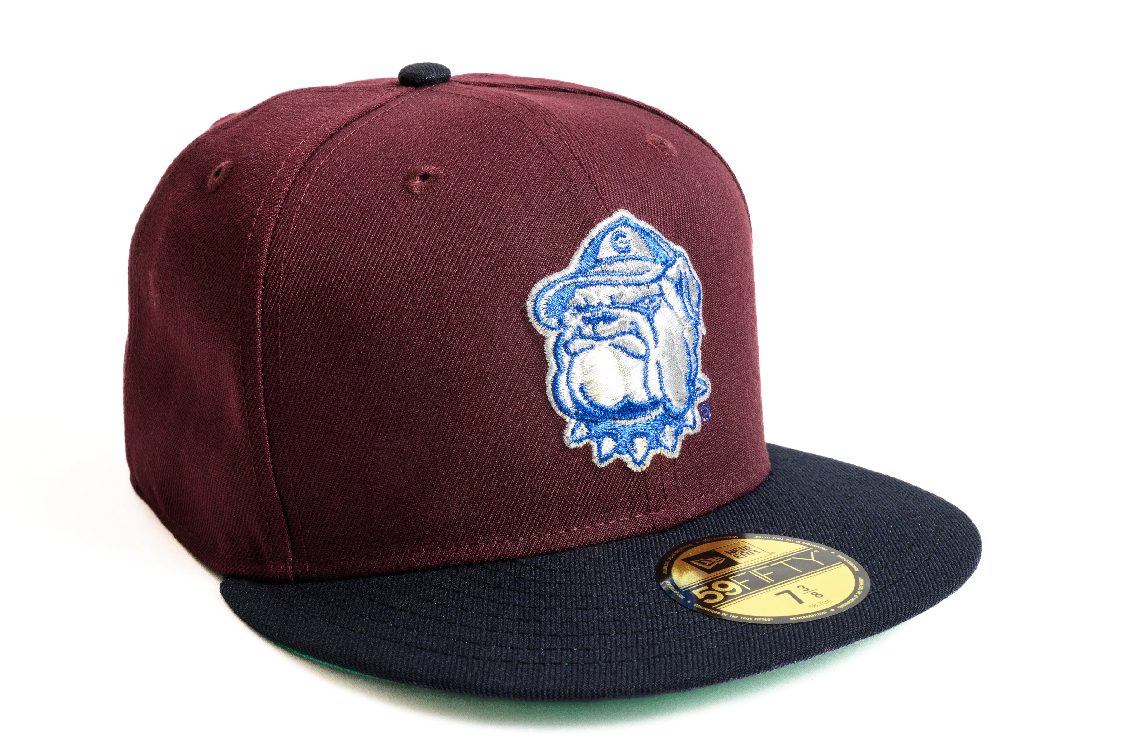 NEW ERA "BUGALOO" GEORGETOWN HOYAS FITTED HAT (BURGUNDY/NAVY)