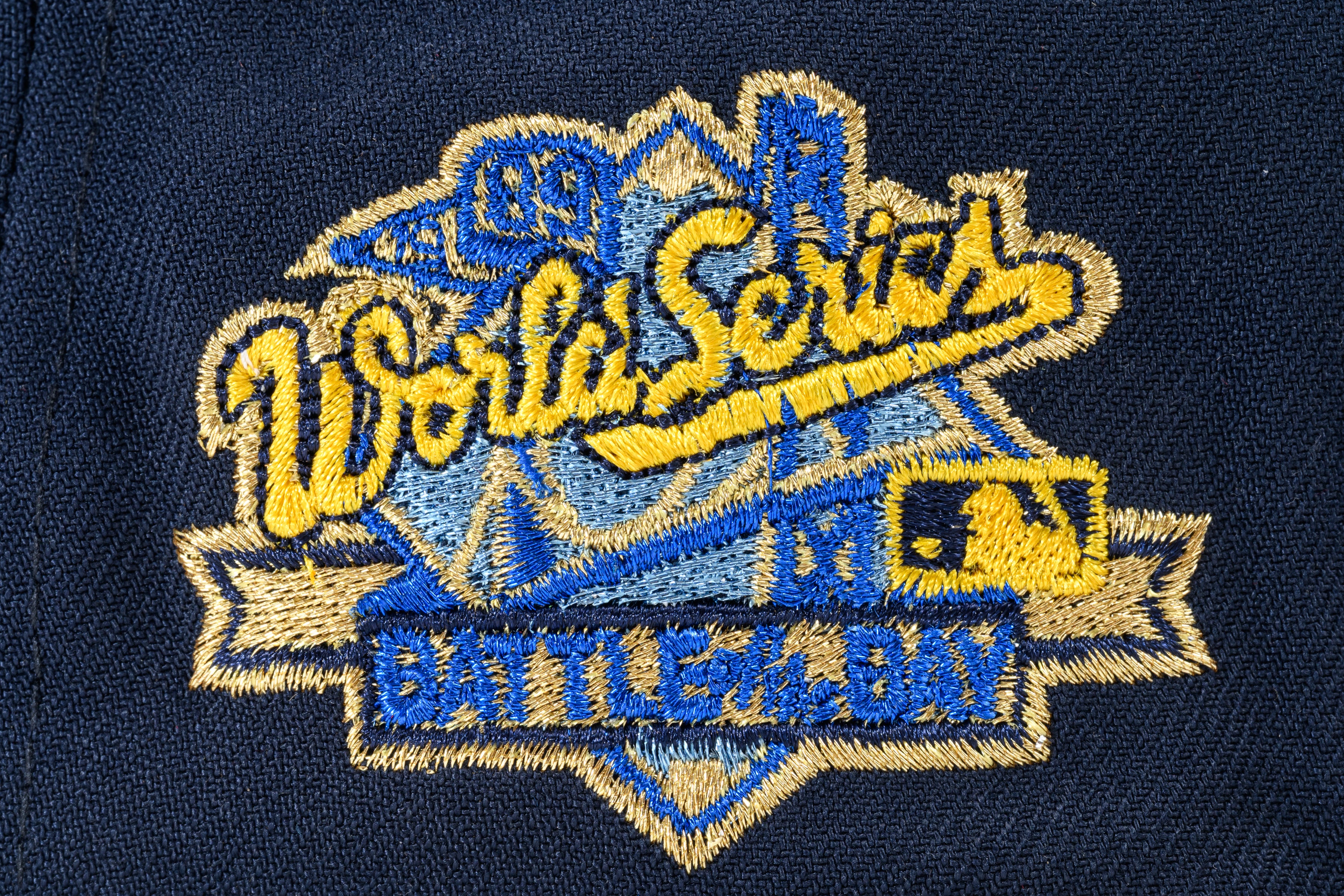 NEW ERA "CAMPANILE" OAKLAND ATHLETICS FITTED HAT (OCEANSIDE BLUE/STONE) - Image 6